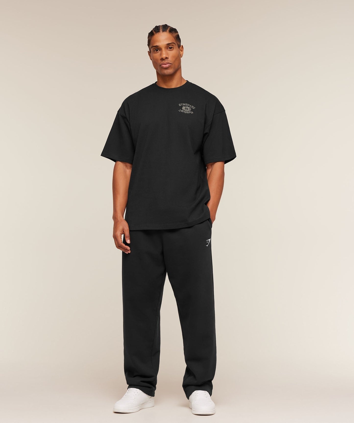 Gymshark Shield Graphic T-Shirt - Black