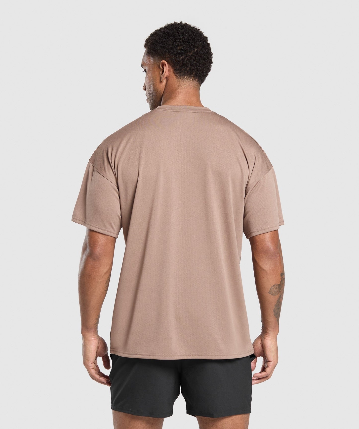 Gymshark Arrival Oversized T-Shirt - Mocha Mauve