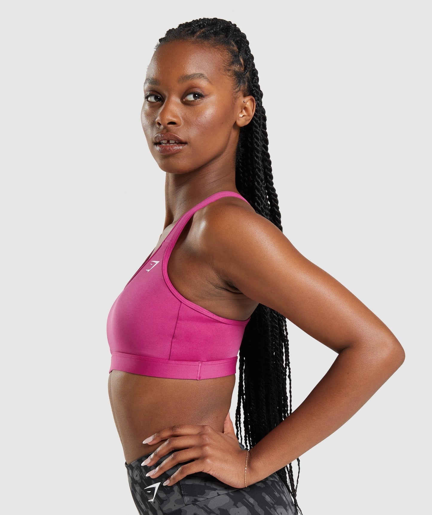 Gymshark Scoop Neck Sports Bra - Dragon Pink