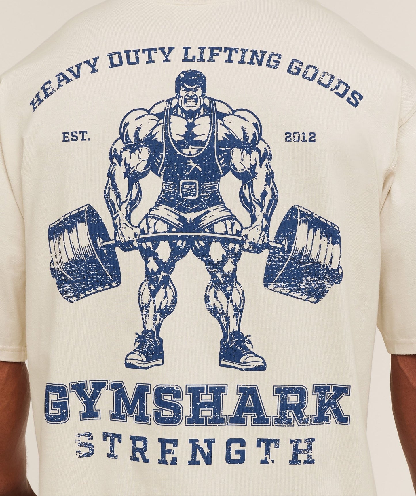Gymshark Strength T-Shirt - Oat White