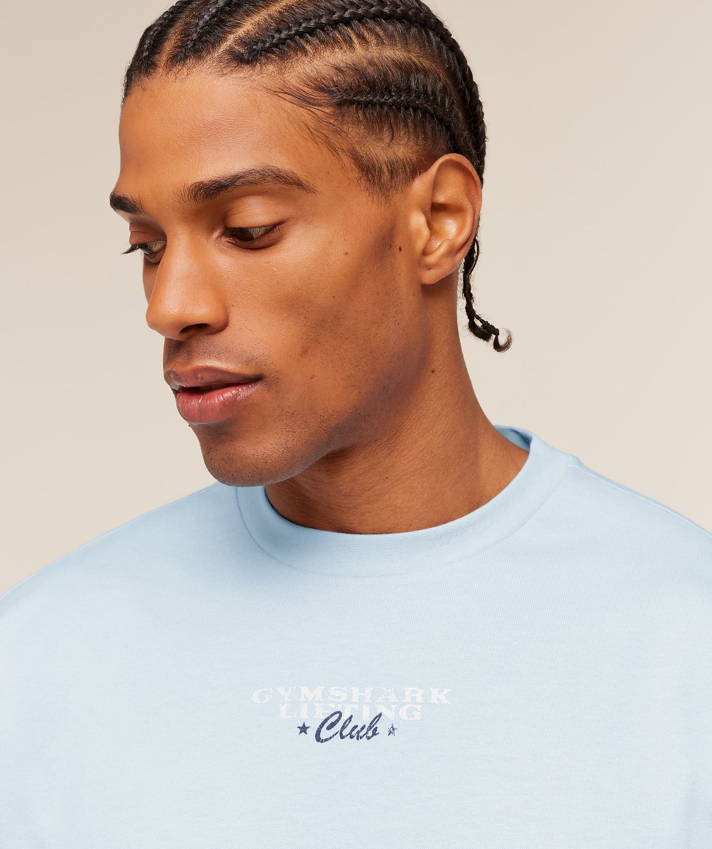 Gymshark Trophy Graphic T-Shirt - Chilled Blue