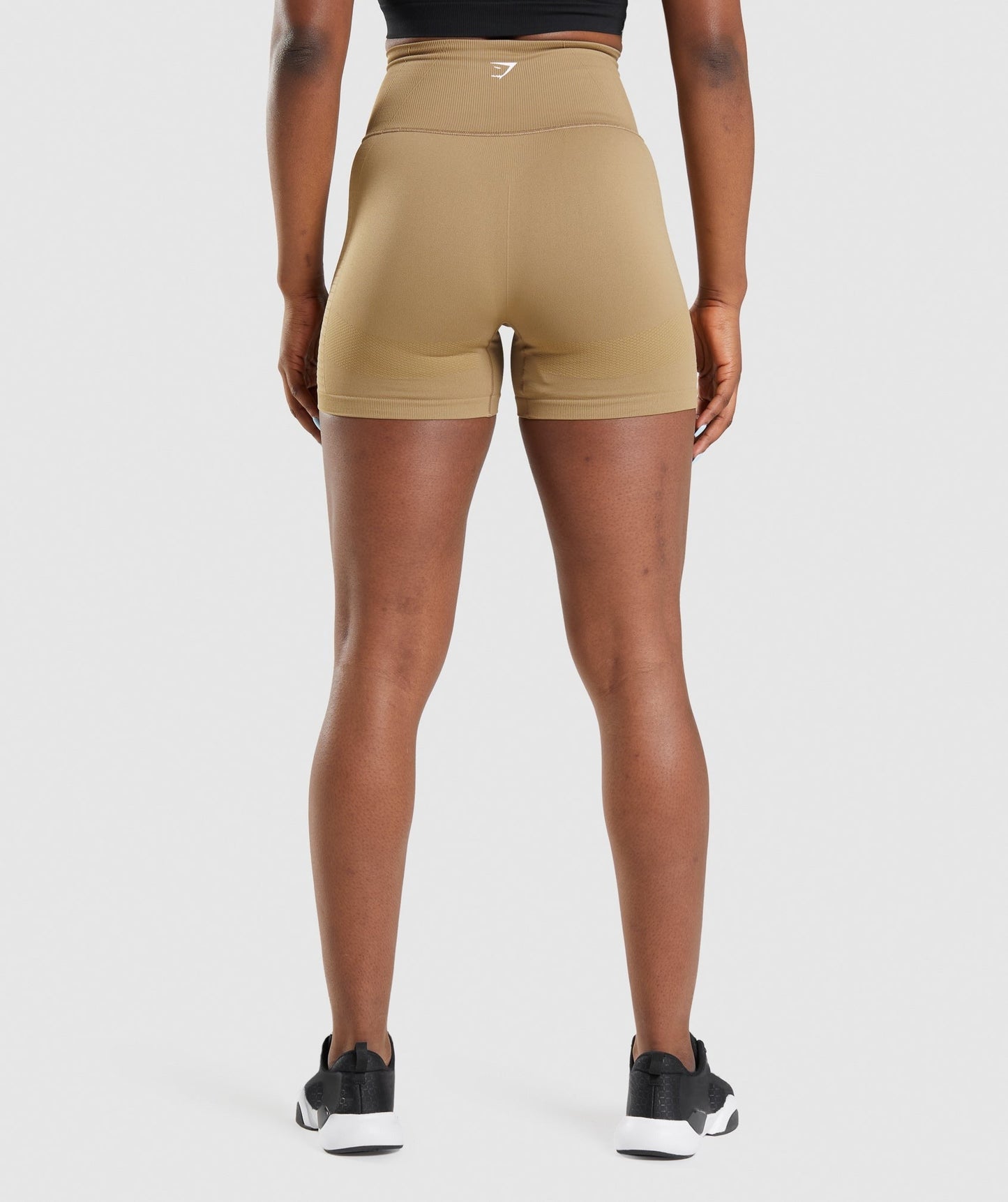 Gymshark Energy Seamless Shorts - Biscotti Brown