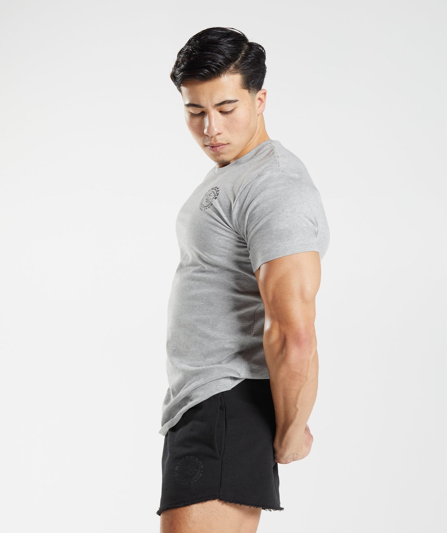 Gymshark Legacy T-Shirt - Light Grey Marl