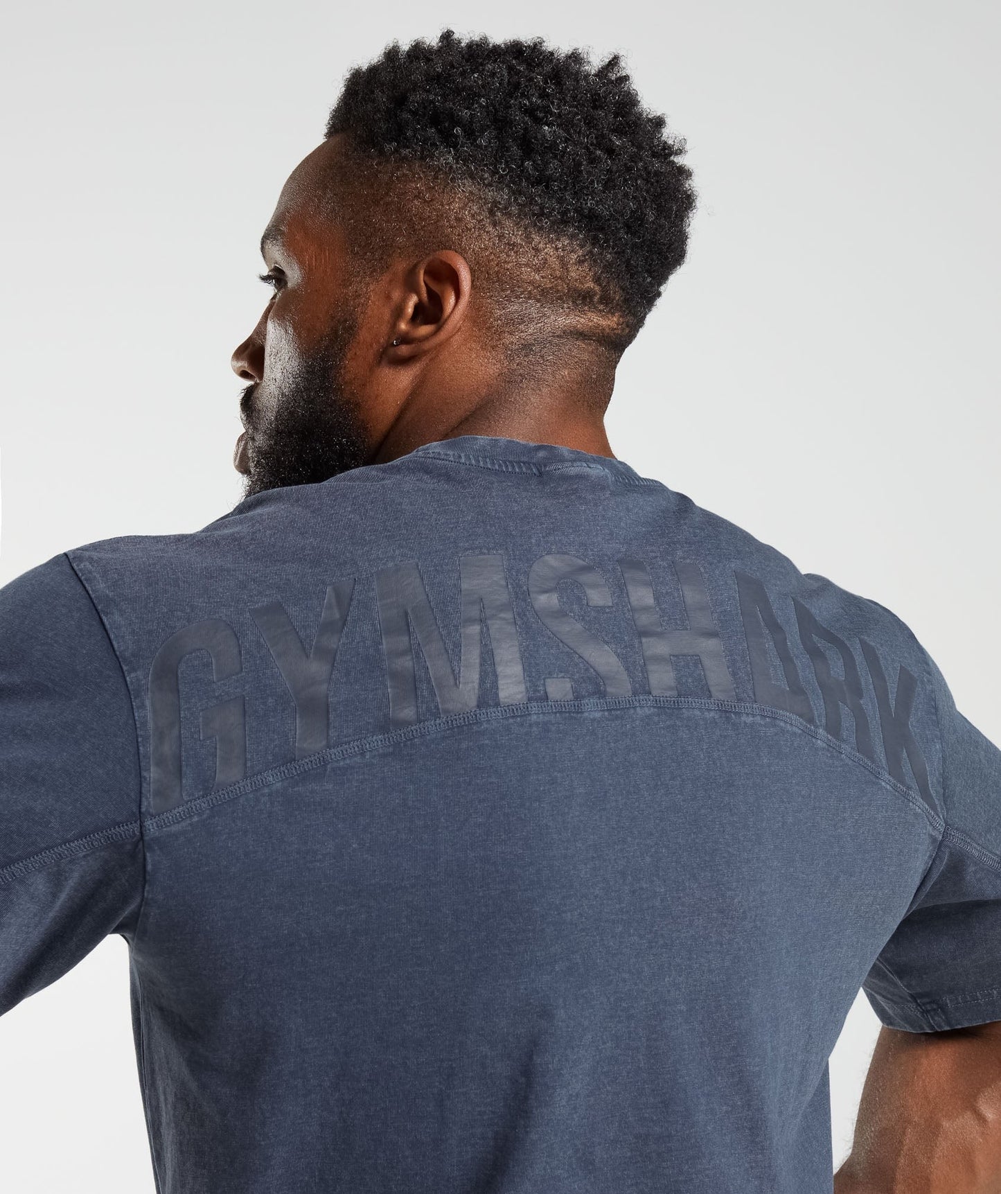 Gymshark Power Washed T-Shirt - Evening Blue