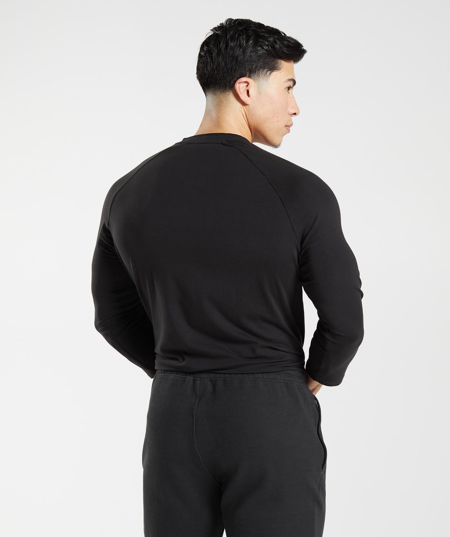 Gymshark Legacy Henley Top - Black