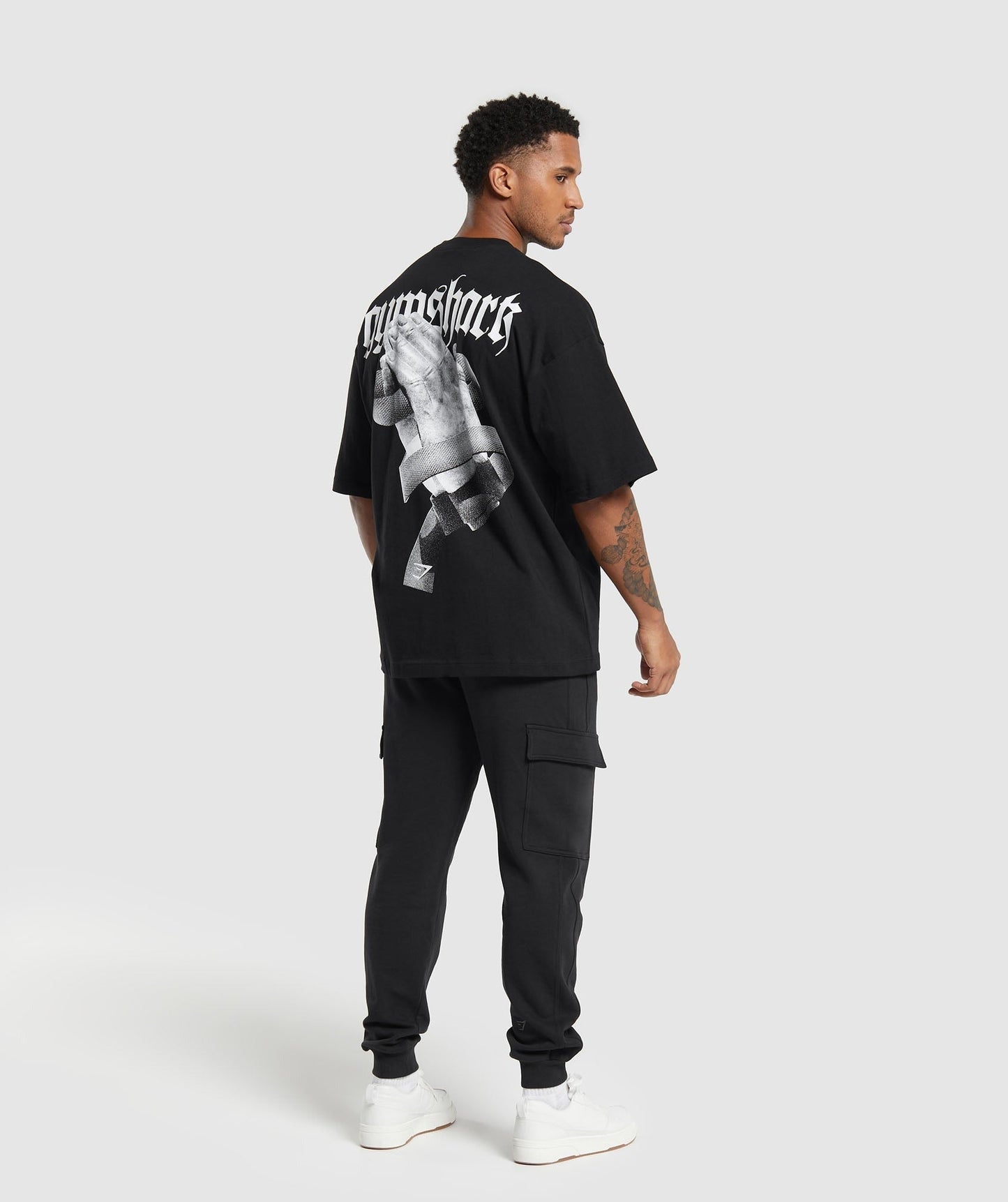 Gymshark Prayer Hands T-Shirt - Black
