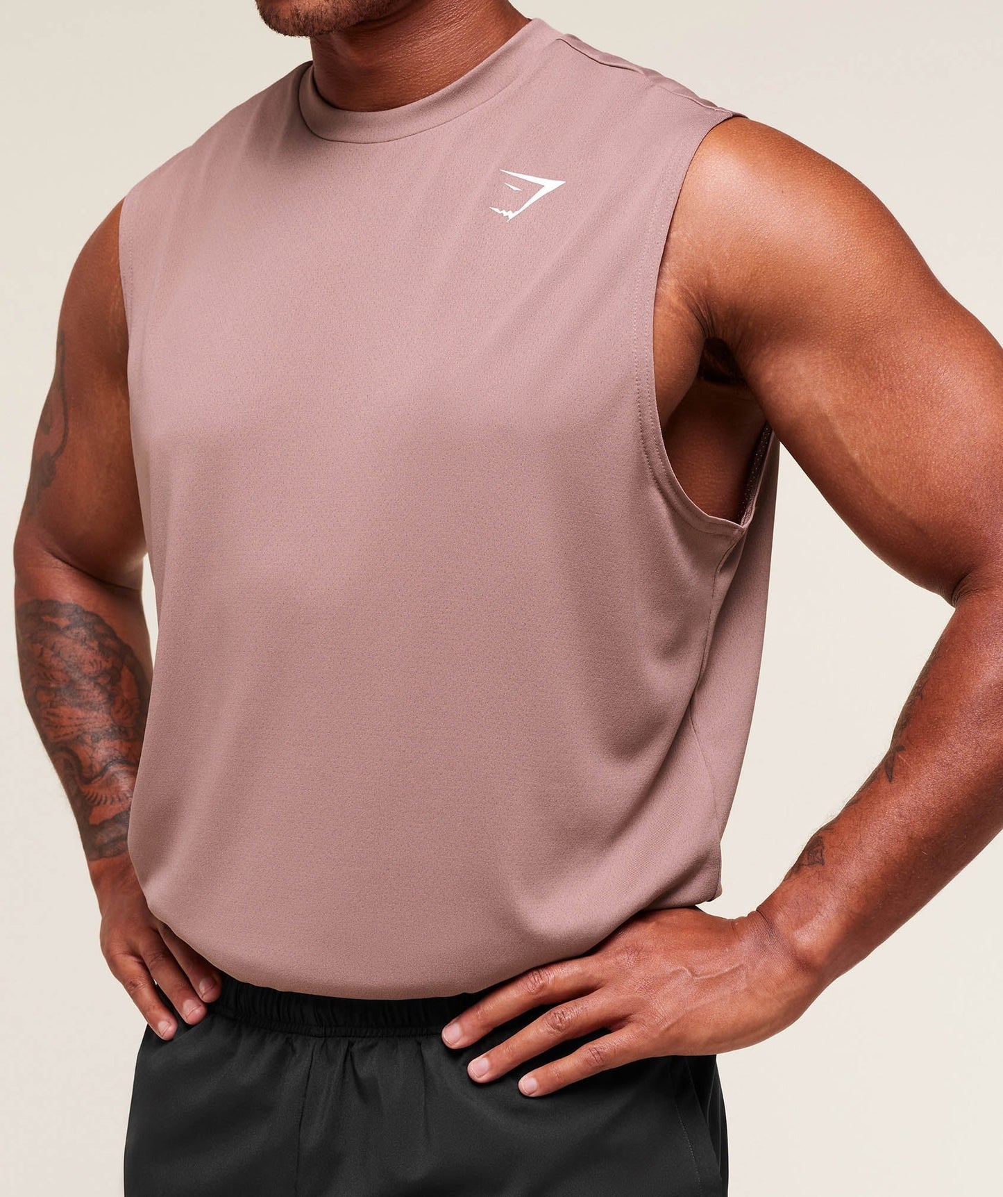Gymshark Arrival Oversized Tank - Chestnut Pink