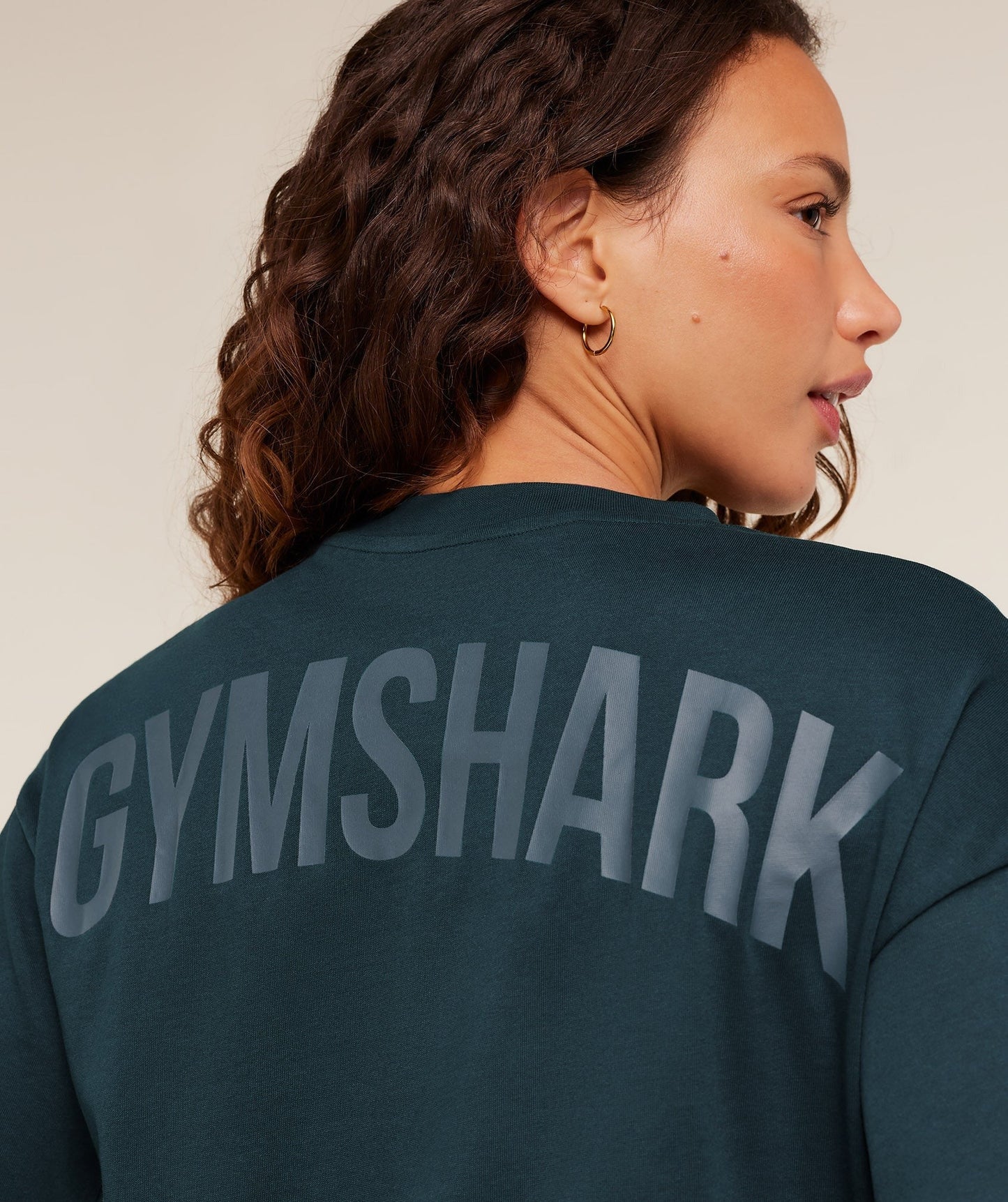 Gymshark GS Power Oversized T-Shirt - Deep Petrol Blue