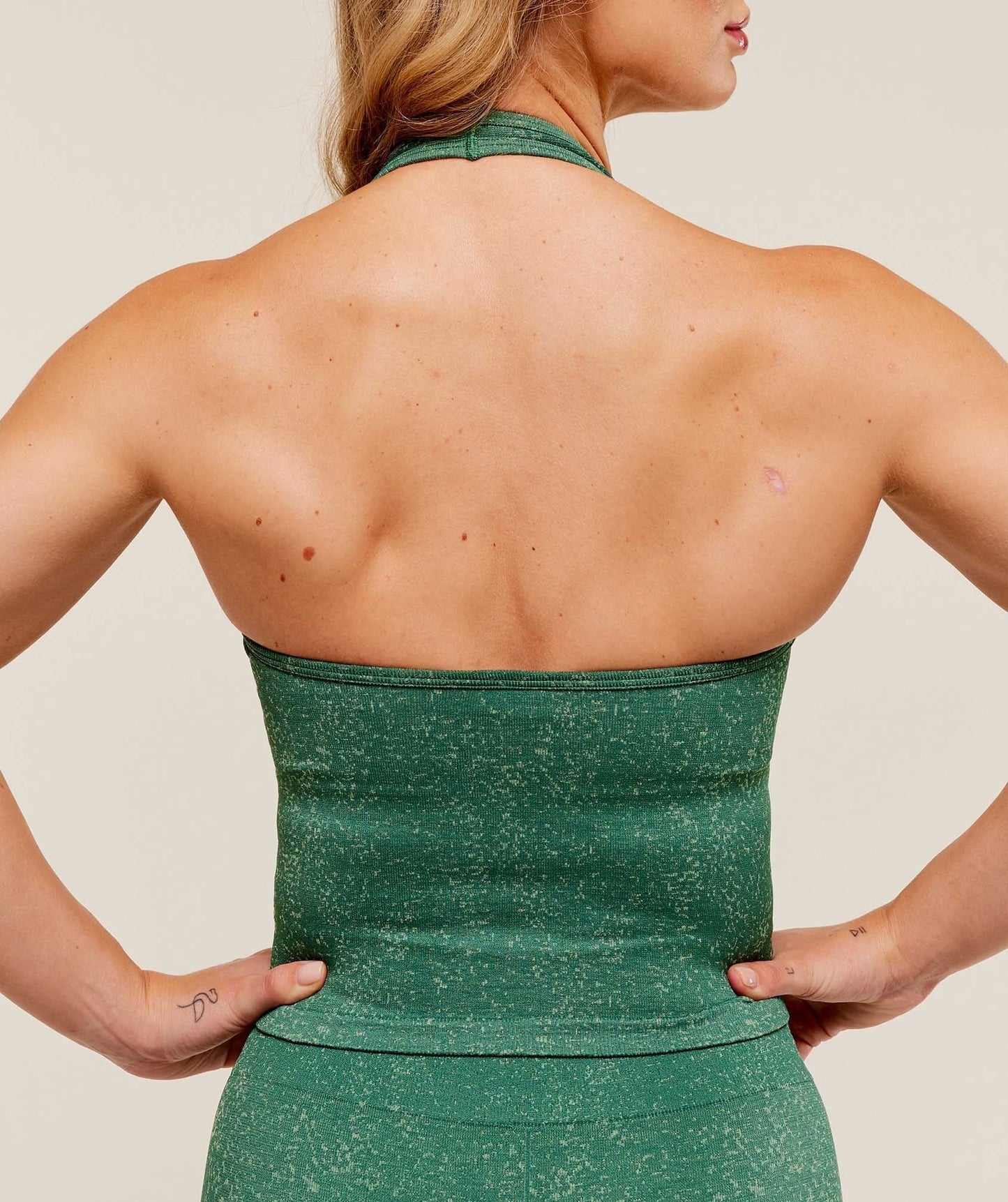 Gymshark Adapt Fleck x Whitney Tank With Shelf - Lift Green/Clay Green