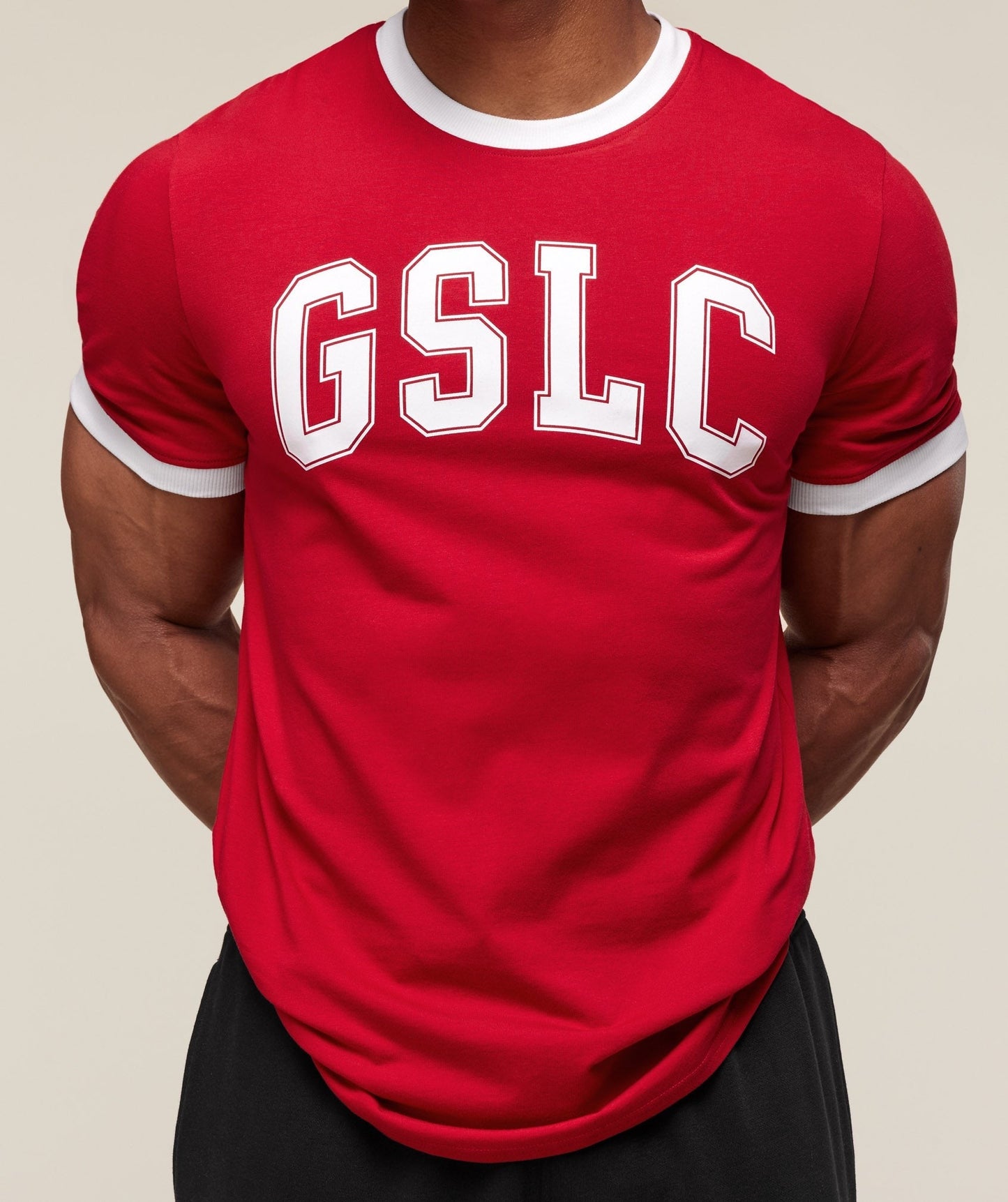 Gymshark GSLC Ringer T-Shirt - Conditioning Red