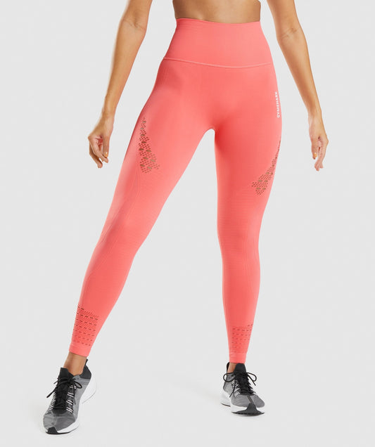 Gymshark Energy Seamless Leggings - Polka Pink