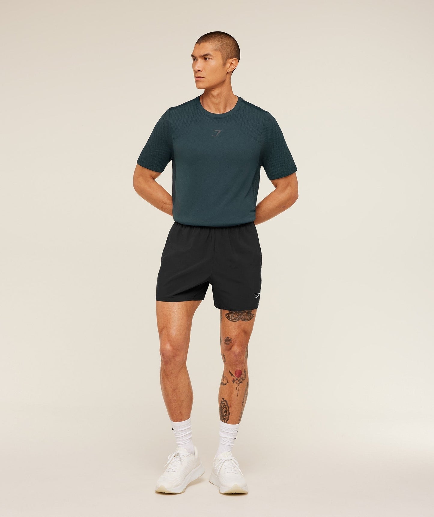 Gymshark Lightweight Seamless T-Shirt - GS Deep Petrol Blue/ Marl