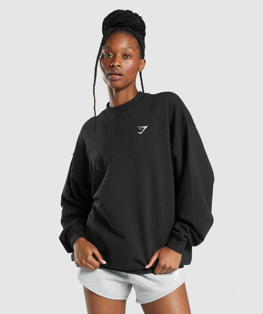 Gymshark Training Oversized Sweatshirt - Black