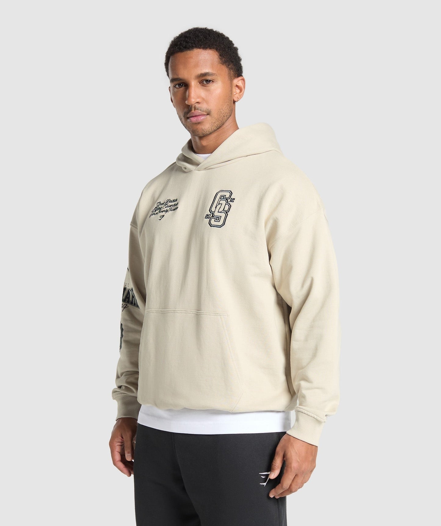 Gymshark Lifting Essentials Hoodie - Pebble Grey