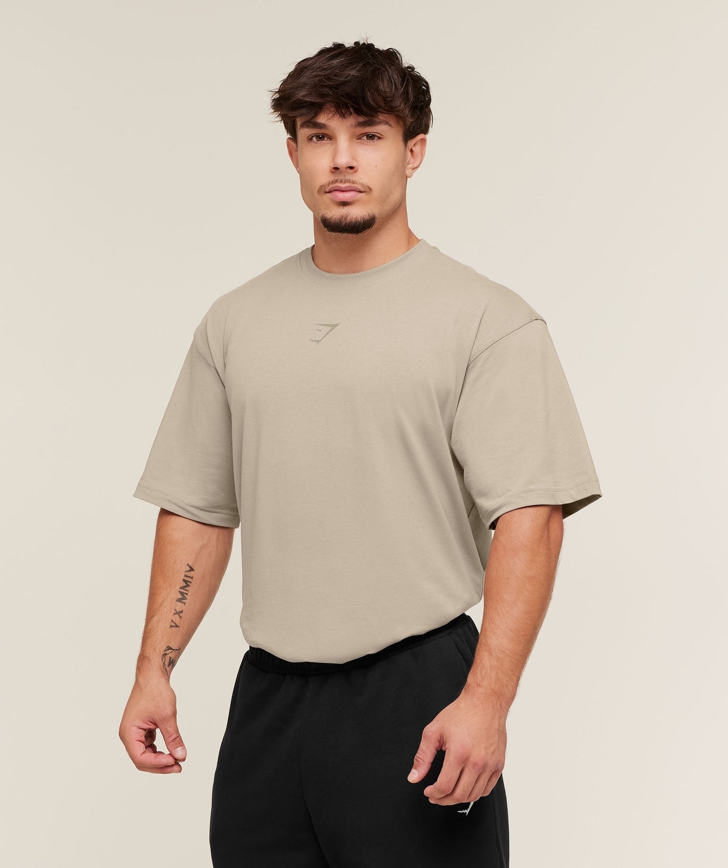 Gymshark Power T-Shirt - Mushroom Grey