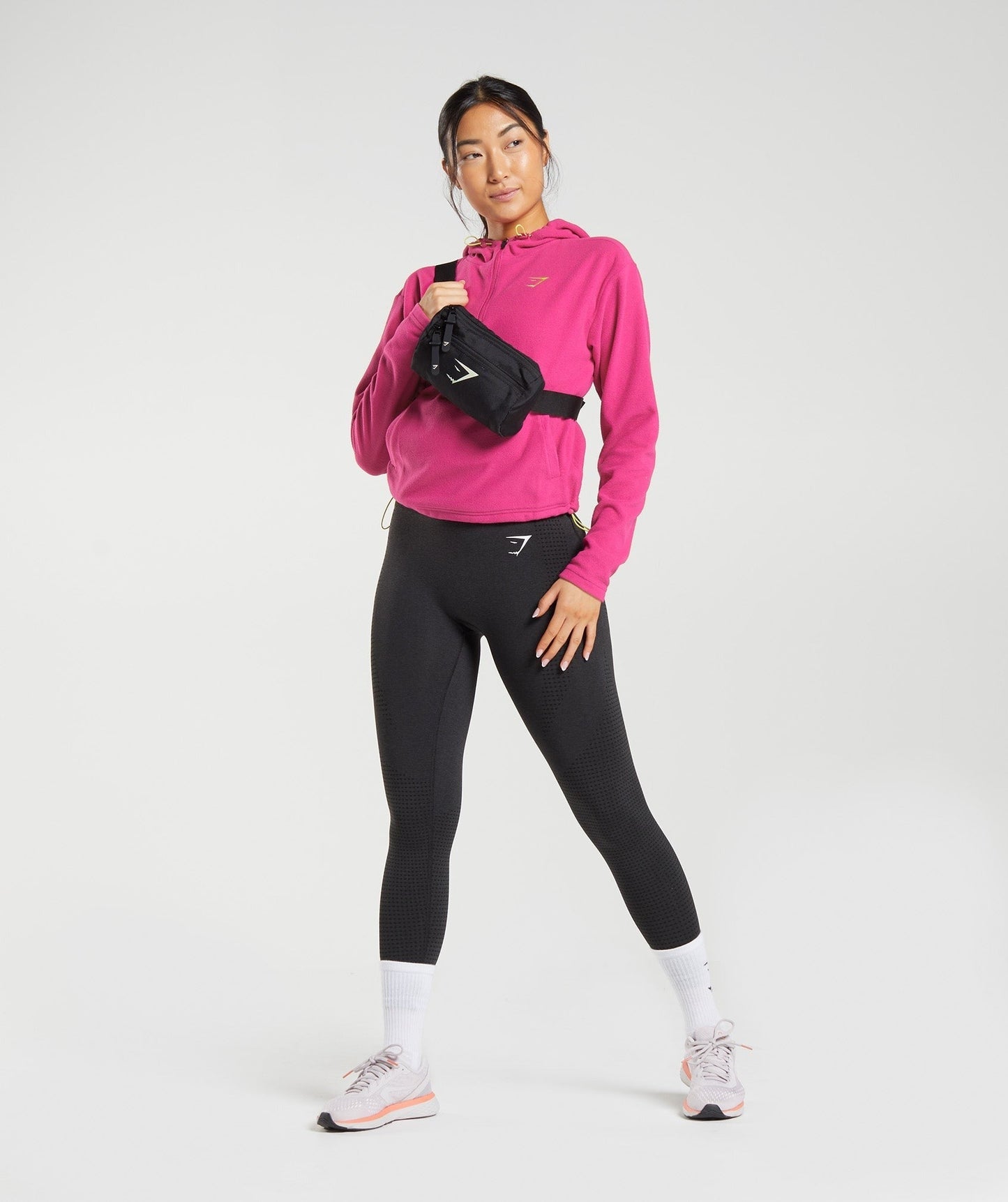 Gymshark Training Fleece 1/4 Zip - Magenta Pink