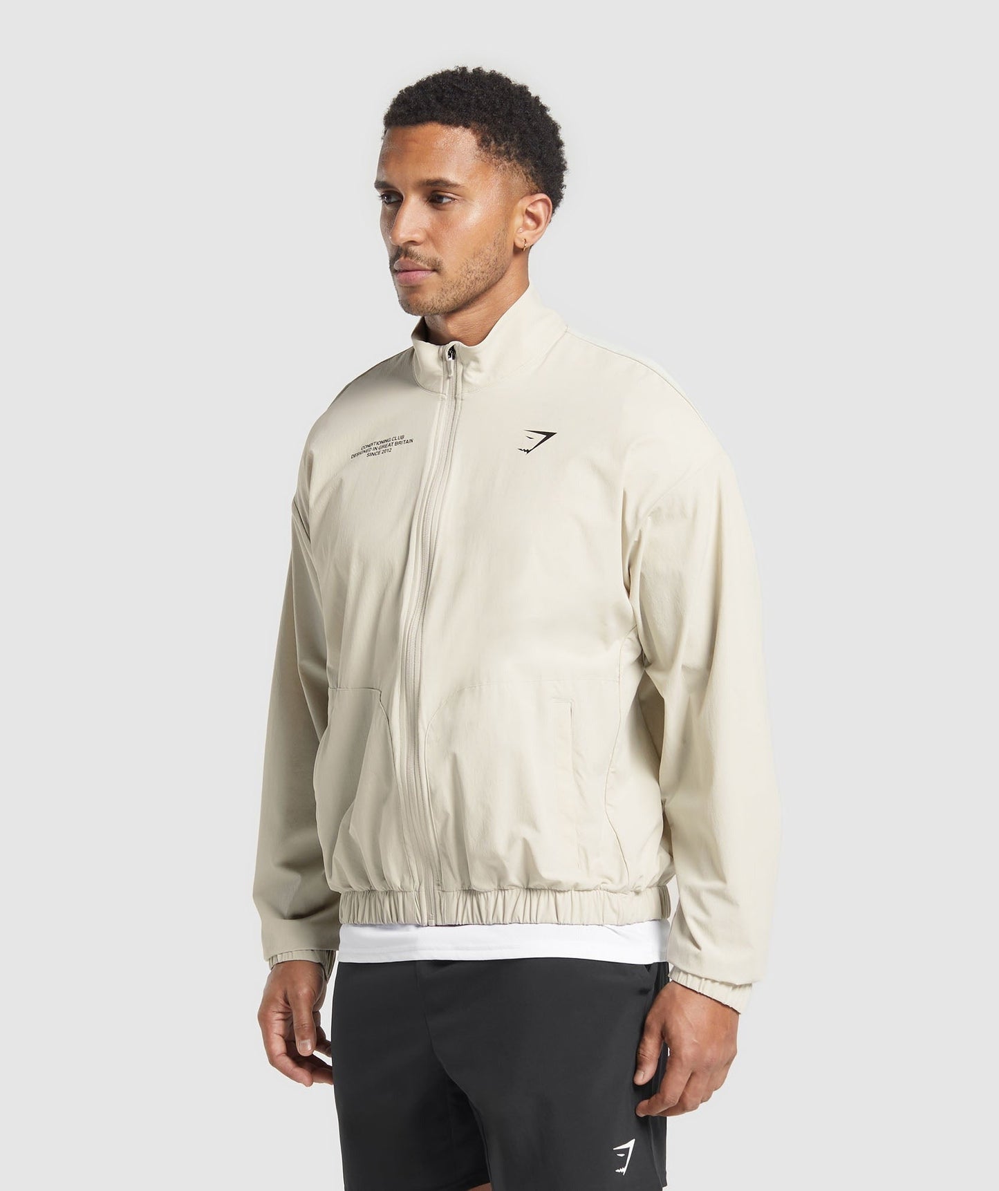Gymshark Conditioning Club Track Jacket - Pebble Grey