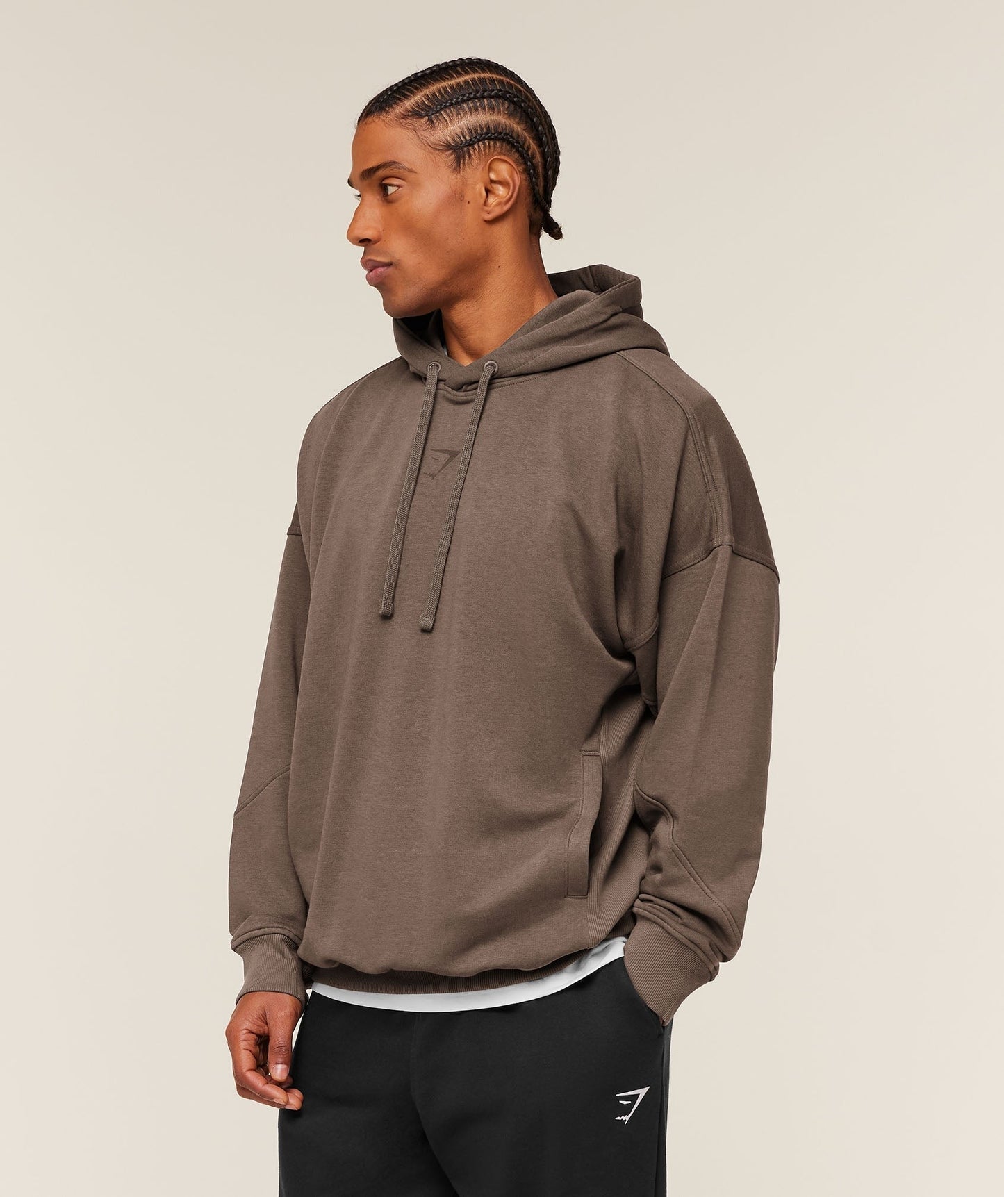 Gymshark Power Oversized Hoodie - Soft Brown