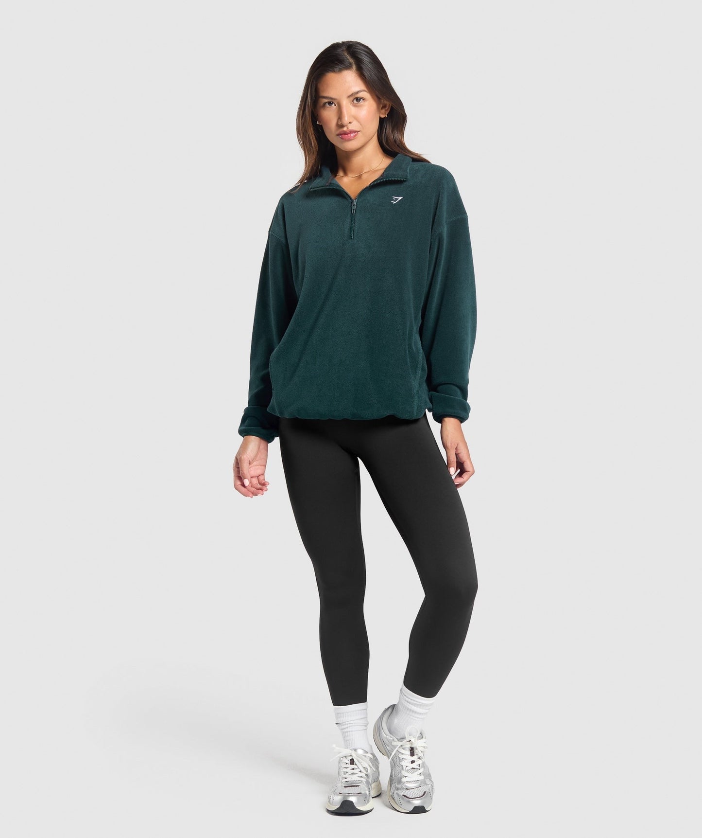 Gymshark Polar Fleece 1/4 Zip - Strong Teal