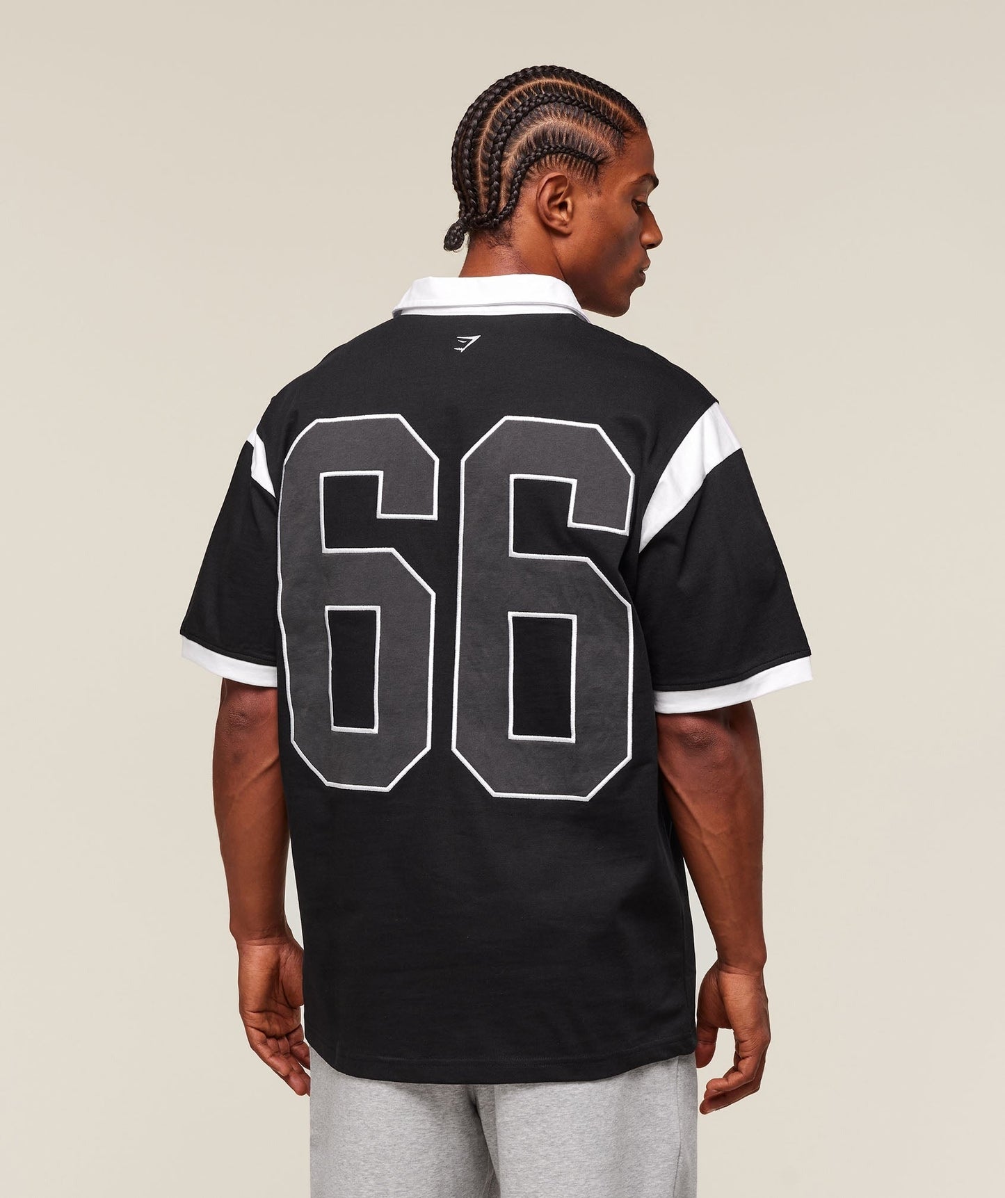 Gymshark GSLC Retro Polo Shirt - Black/White