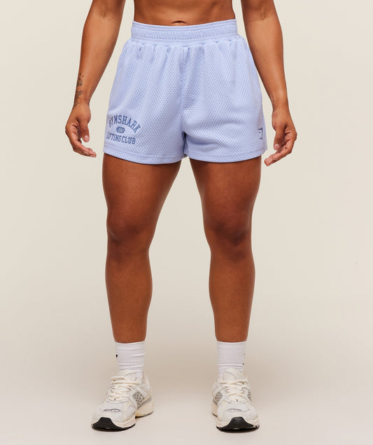 Gymshark Lifting Club Mesh Shorts - Peri Blue