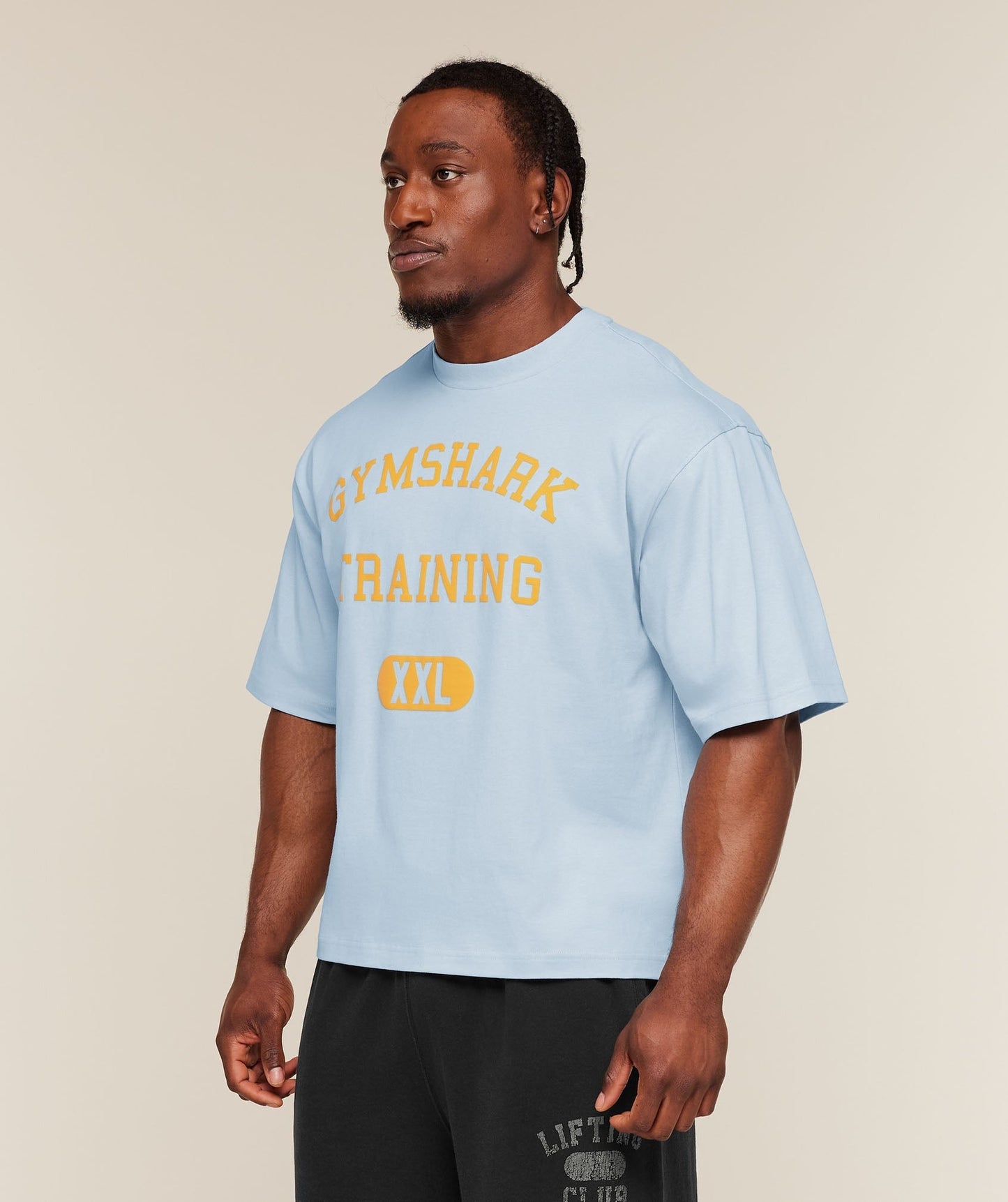 Gymshark Training Graphic T-Shirt - Chilled Blue