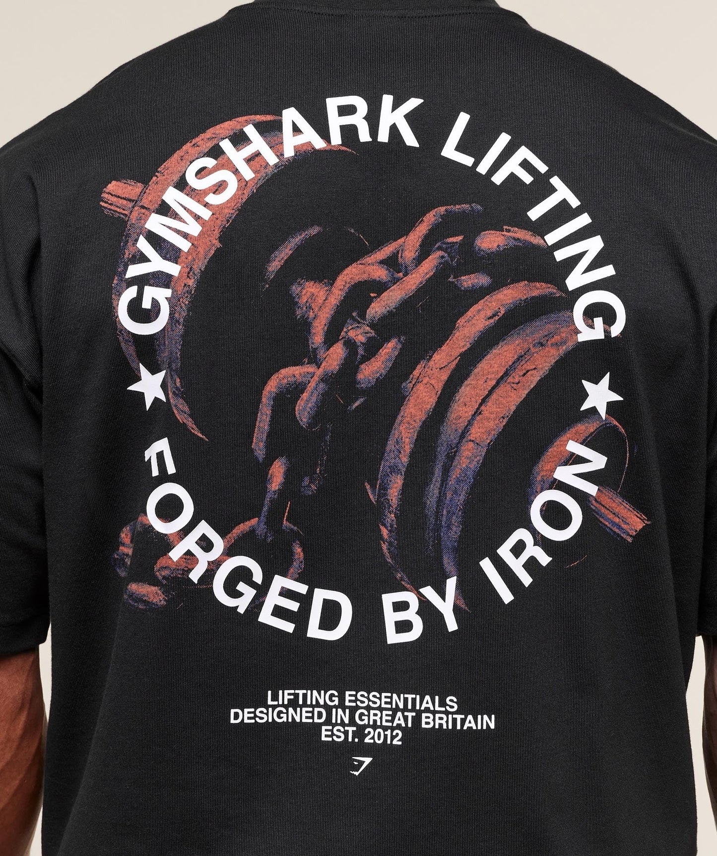 Gymshark Forged By Iron T-Shirt - Black