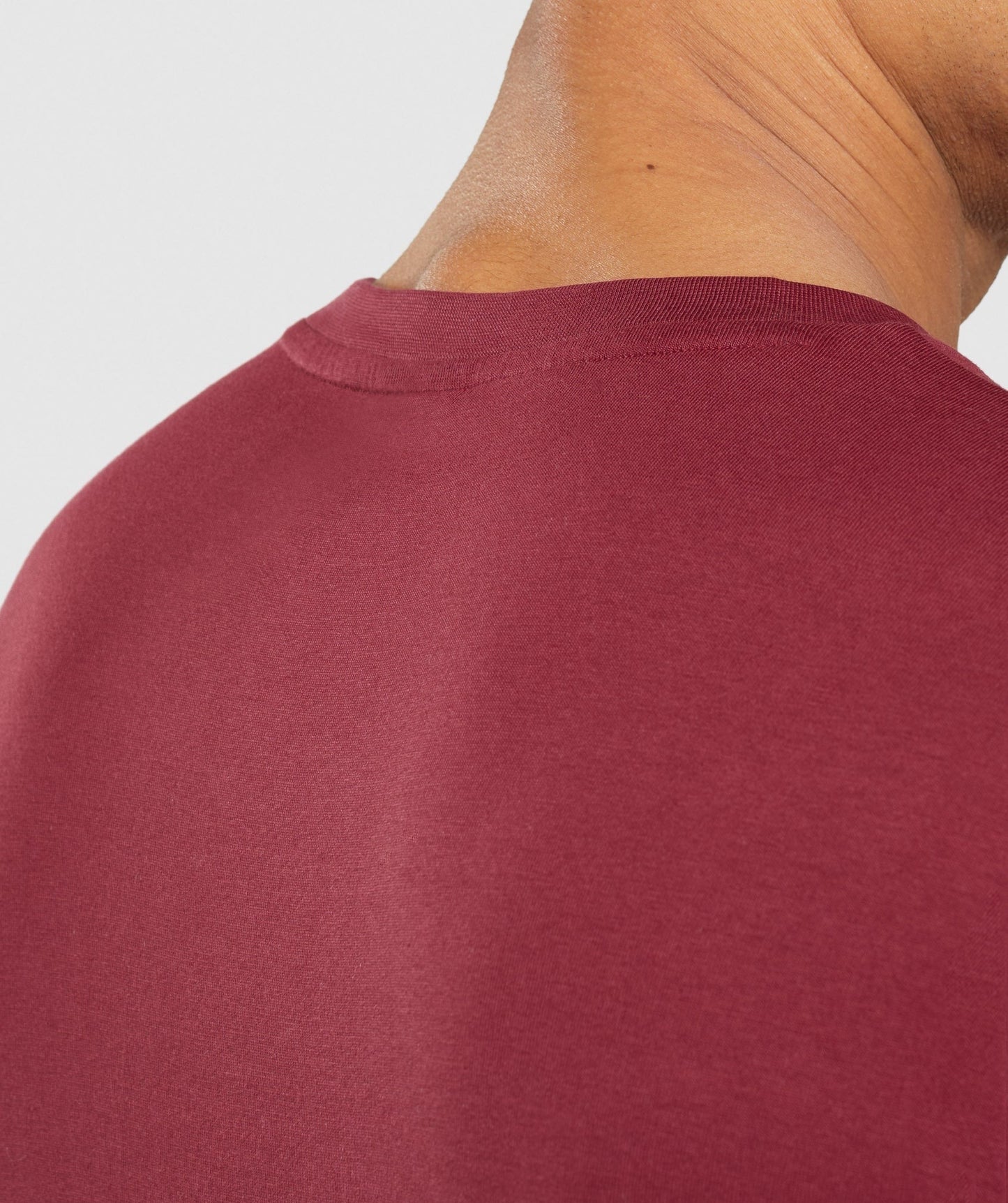 Gymshark Crest T-Shirt - Burgundy Red
