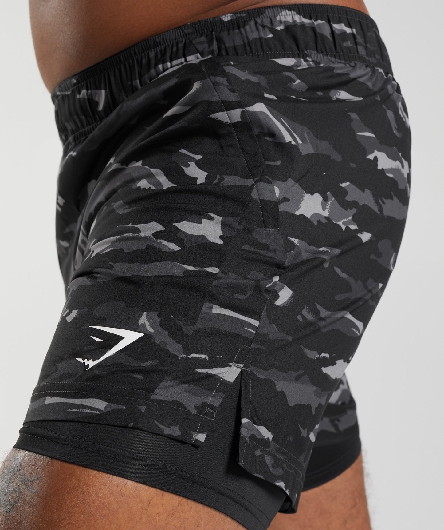 Gymshark Sport 5" 2 In 1 Shorts - Onyx Grey/Black