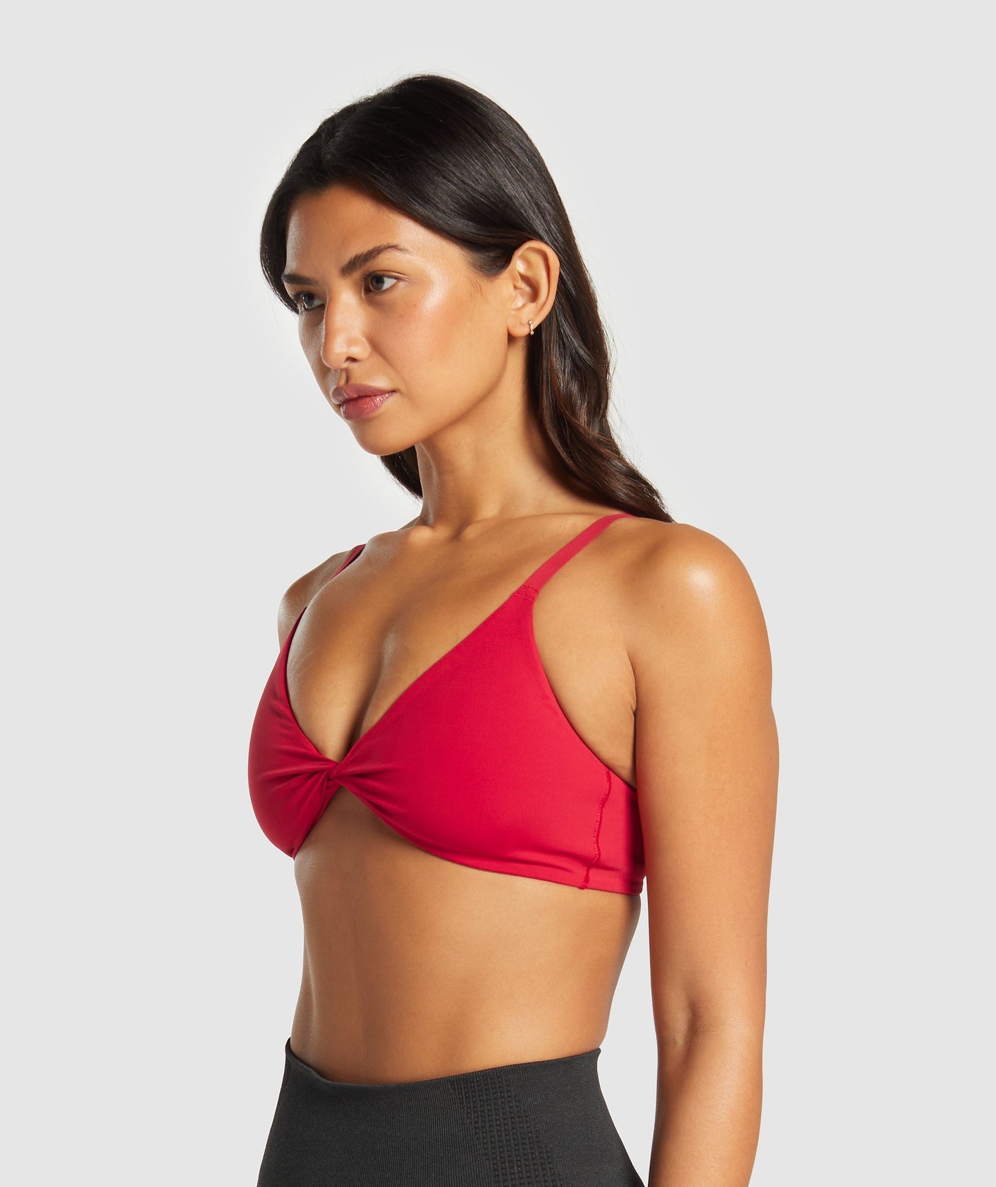 Gymshark Twist Front Bralette - Carmine Red