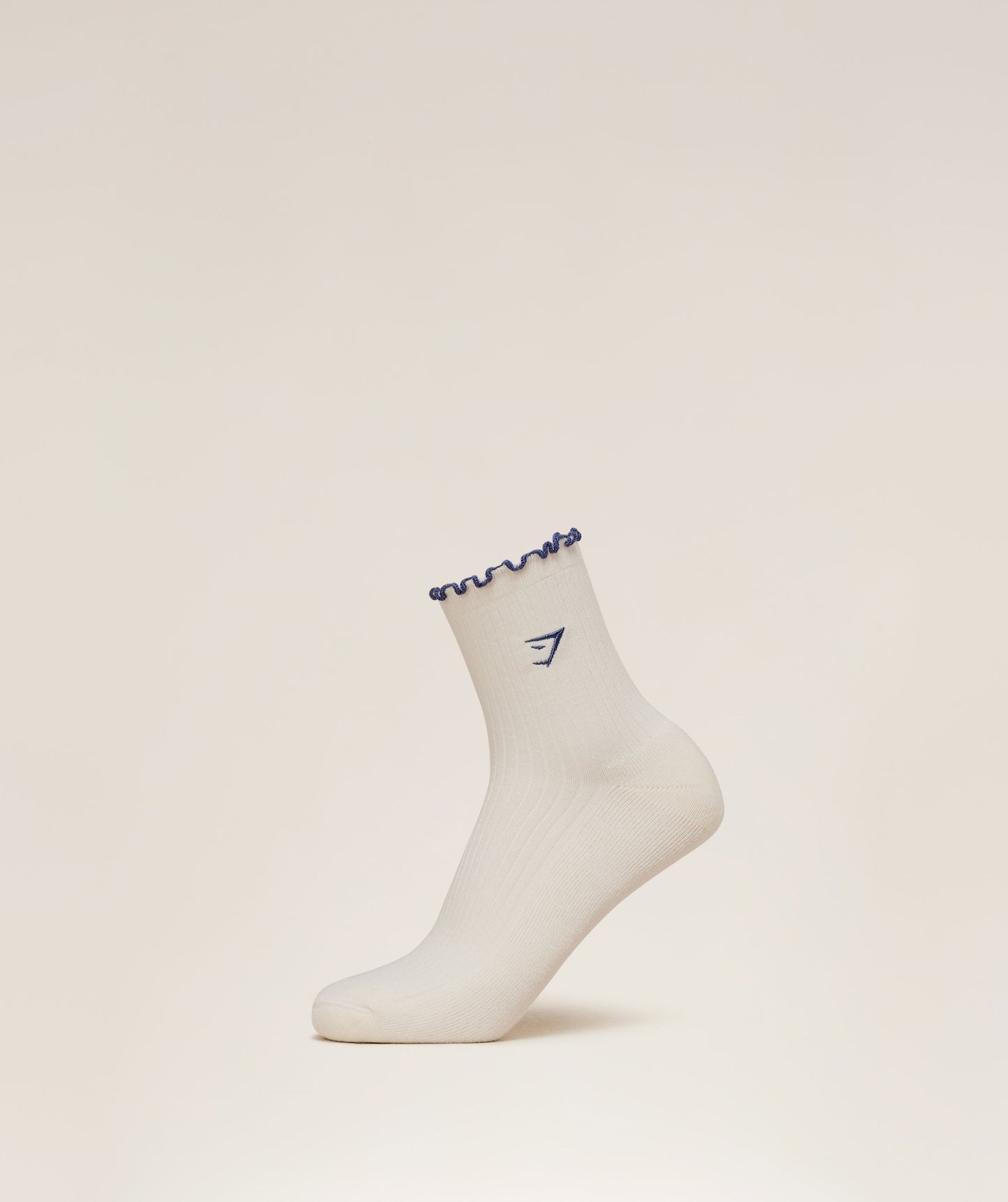 Gymshark Midi Frill Socks 3pk - Bench Blue/Worn Blue/Compound Blue