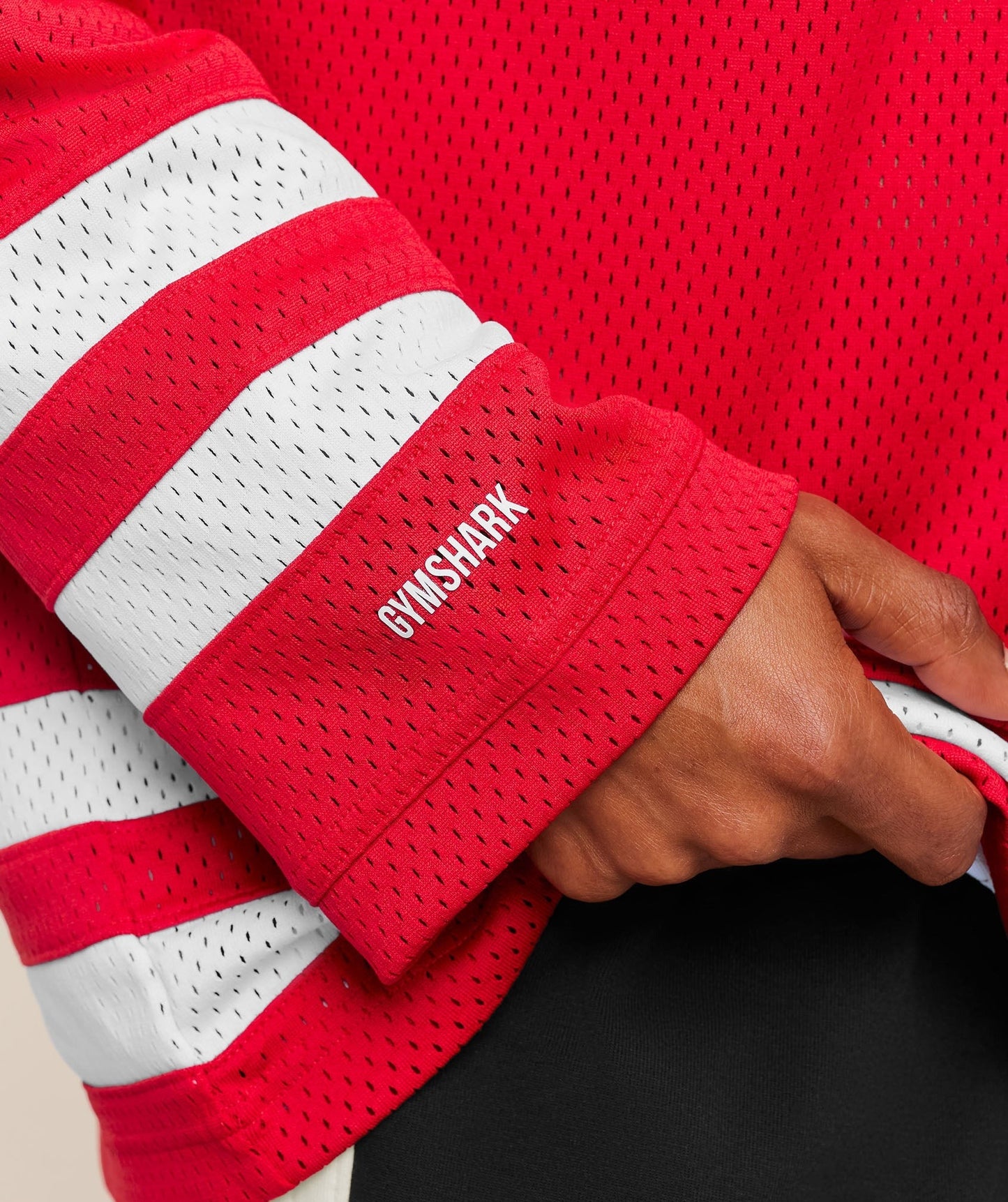 Gymshark x CBUM Hockey Jersey - Crimson Red