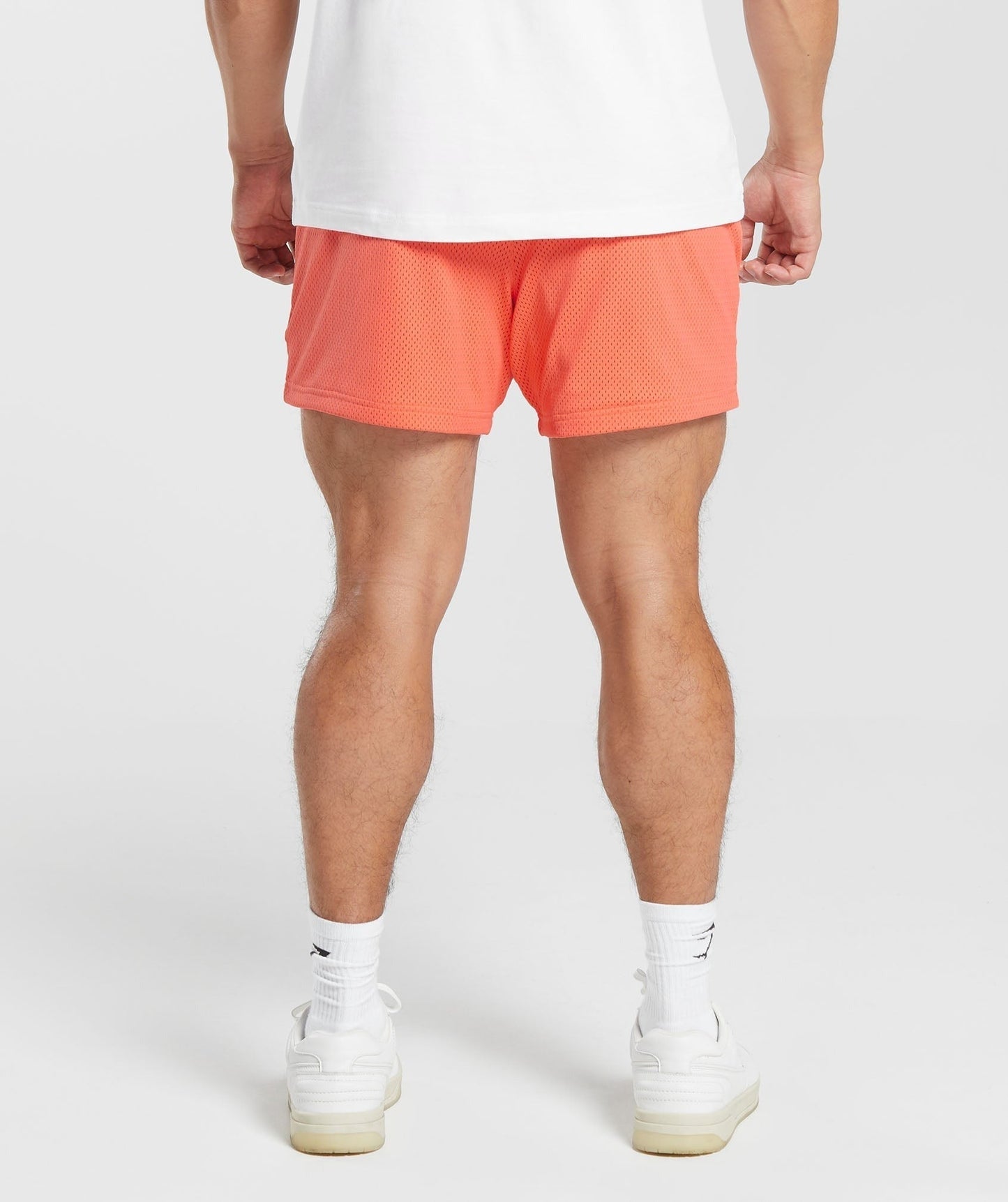 Gymshark Mesh 5" Shorts - Solstice Orange