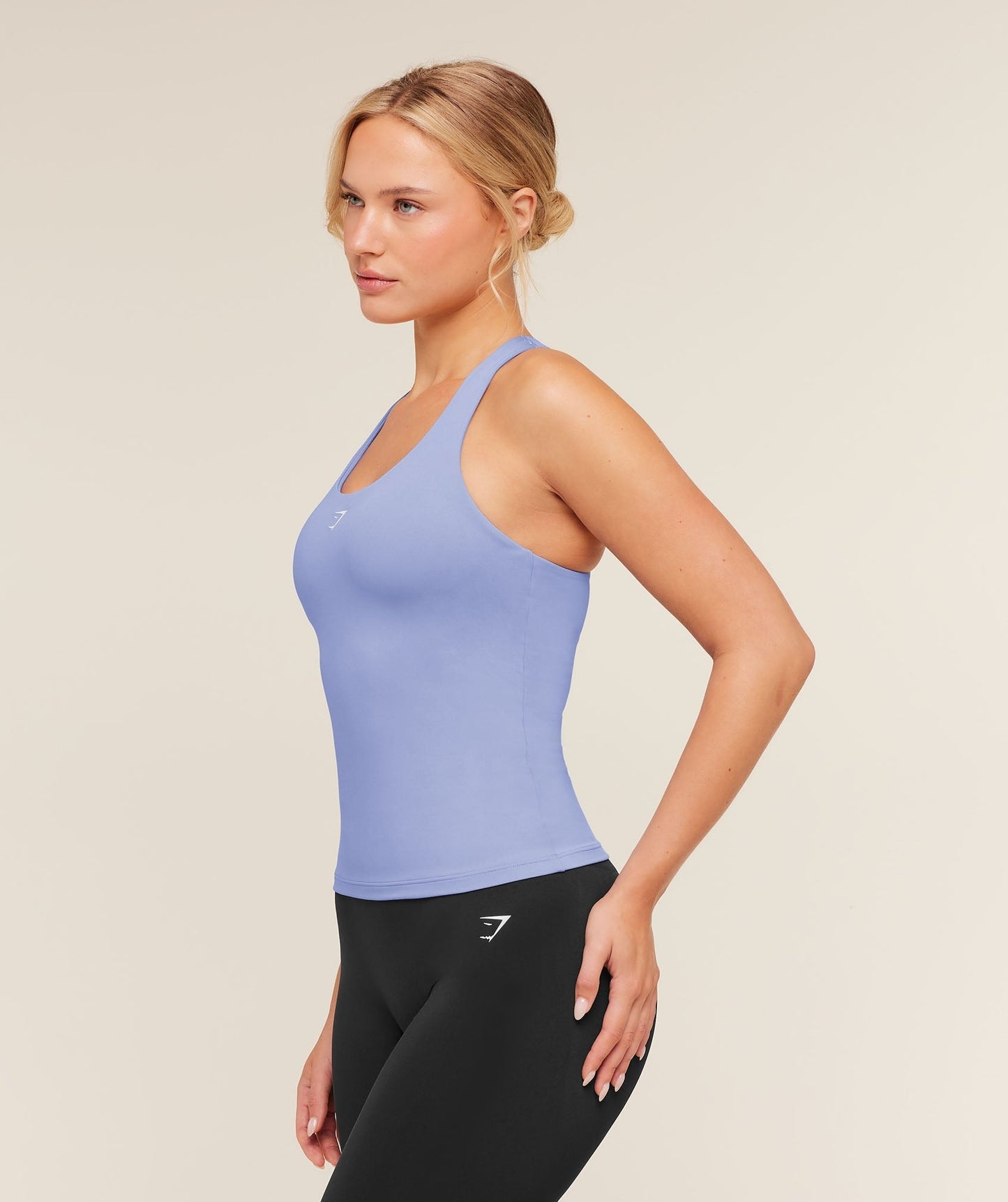 Gymshark Everyday Racer Back Tank with Shelf - Steady Purple
