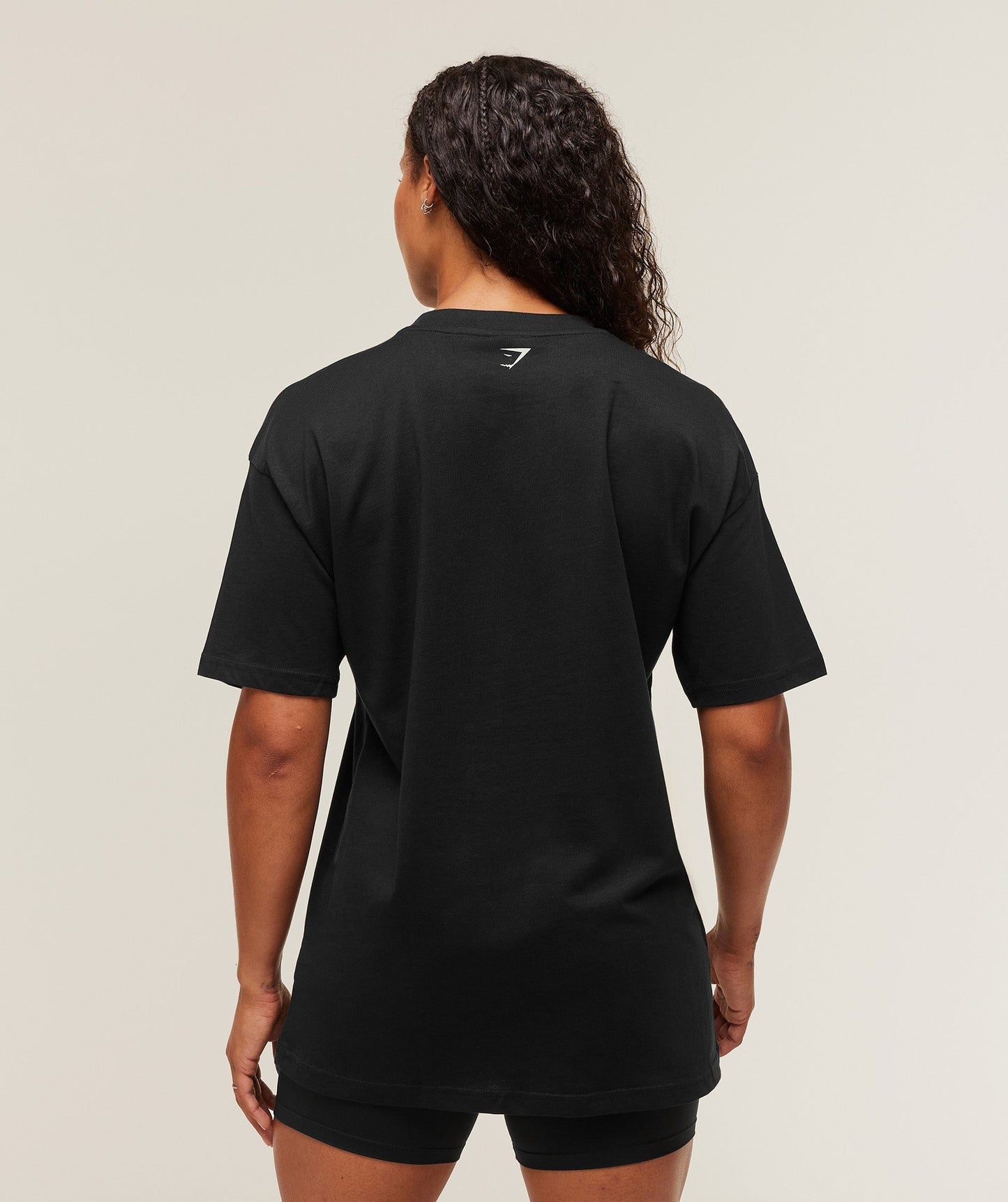 Gymshark Lifting Club Graphic Oversized T-Shirt - Black/Soft White