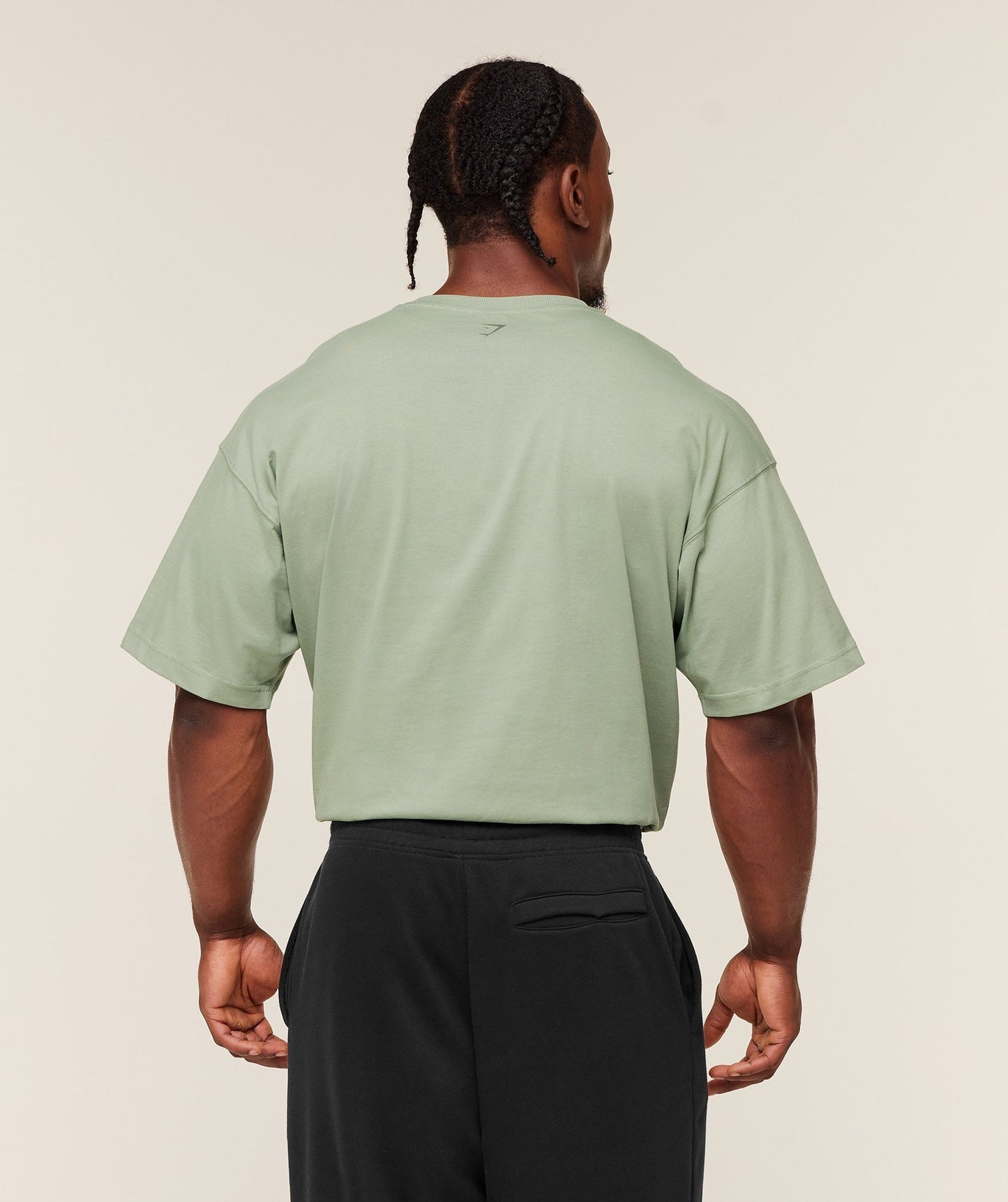 Gymshark Olde English T-Shirt - GS Haze Green