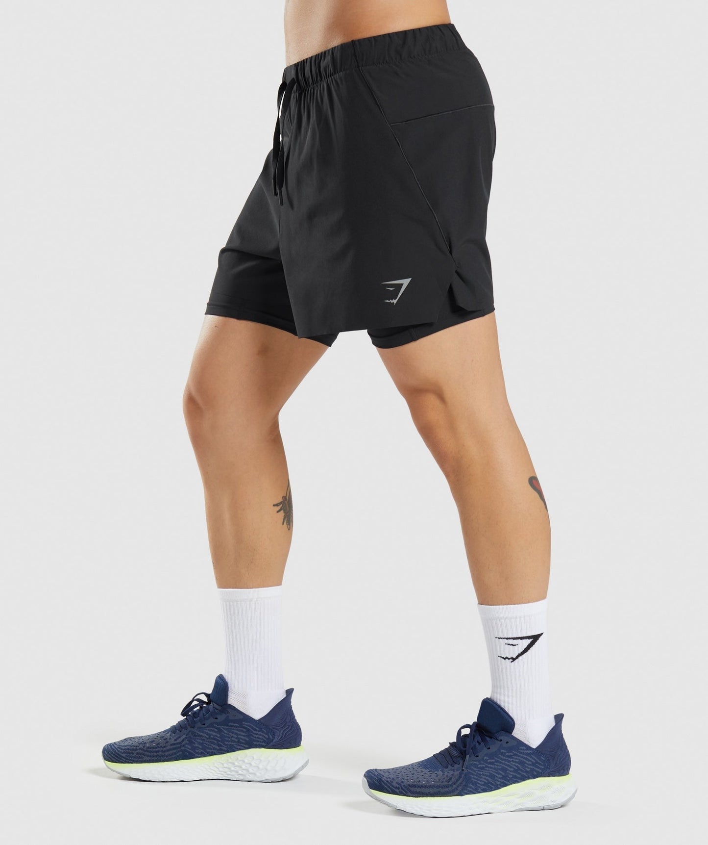 Gymshark Speed 5" 2 in 1 Shorts - Black