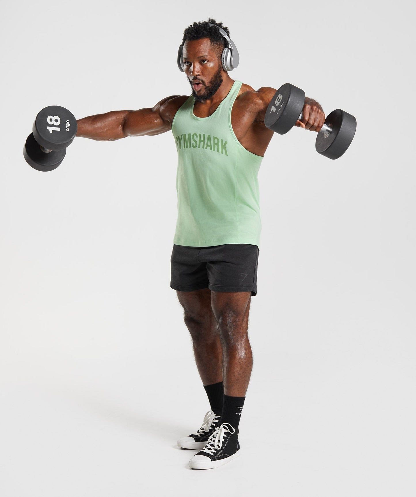 Gymshark Power Stringer - Aloe Green