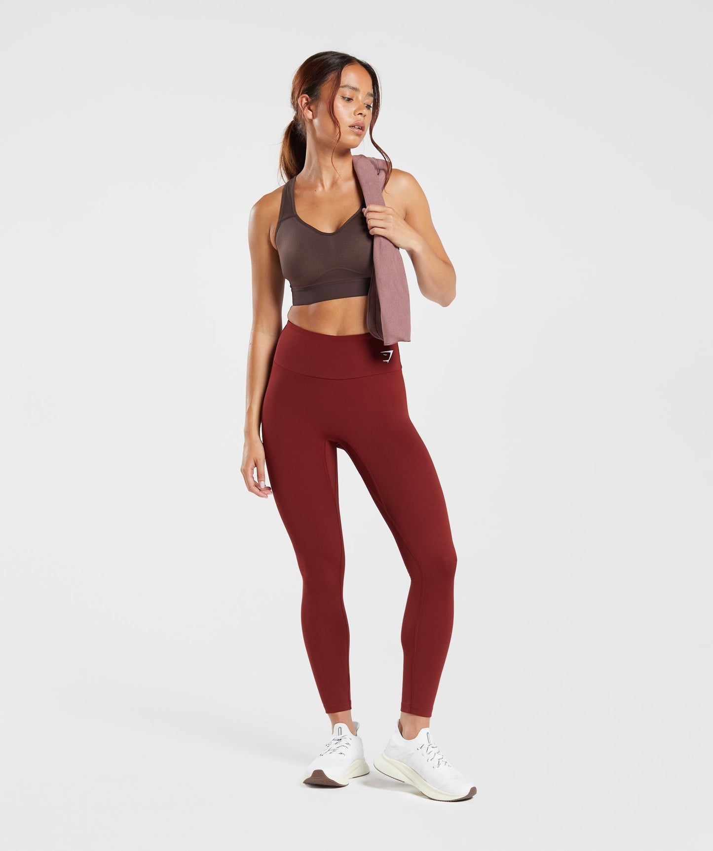 Gymshark Training Leggings - Spiced Red