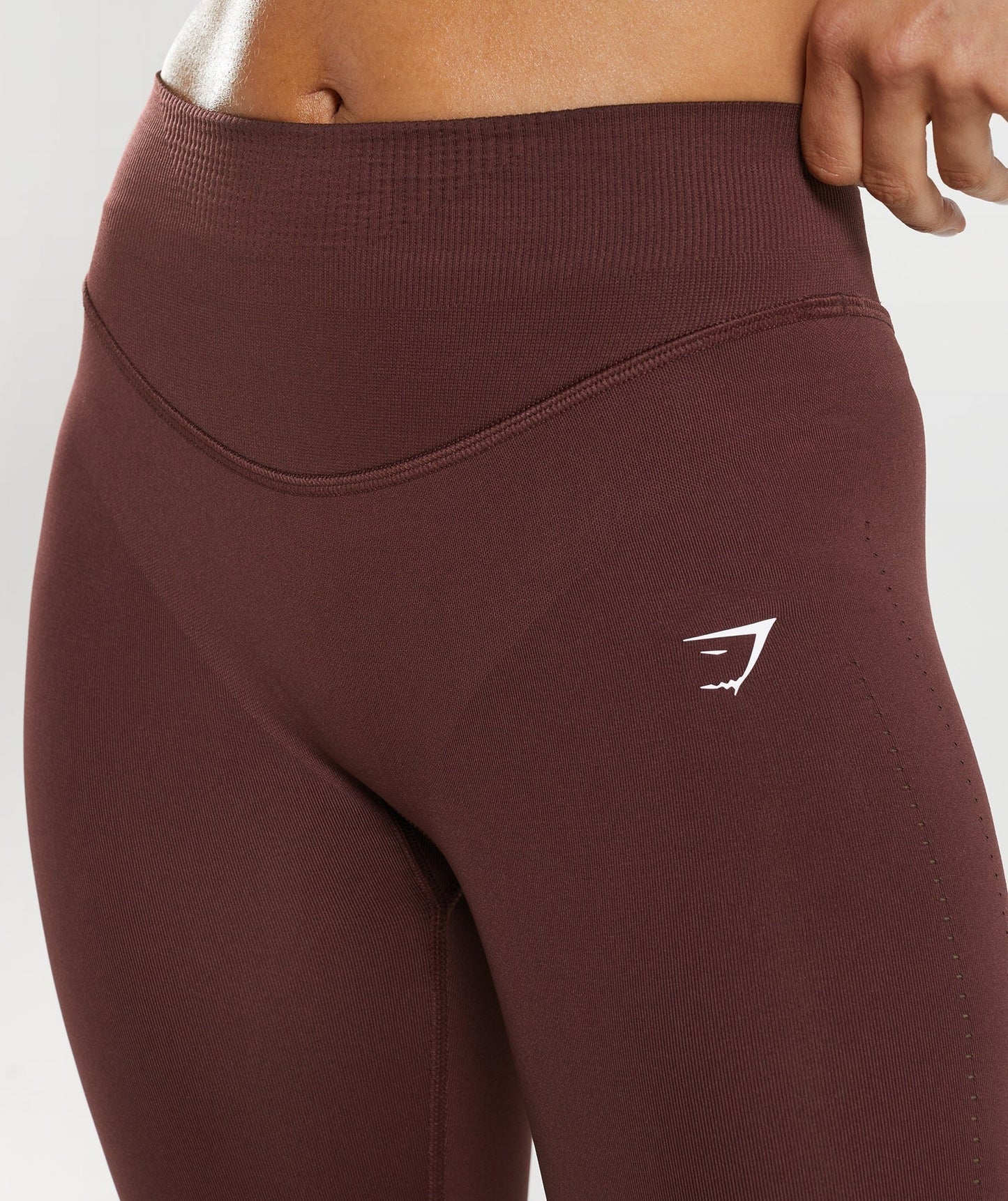 Gymshark Sweat Seamless Sculpt Leggings - Baked Maroon