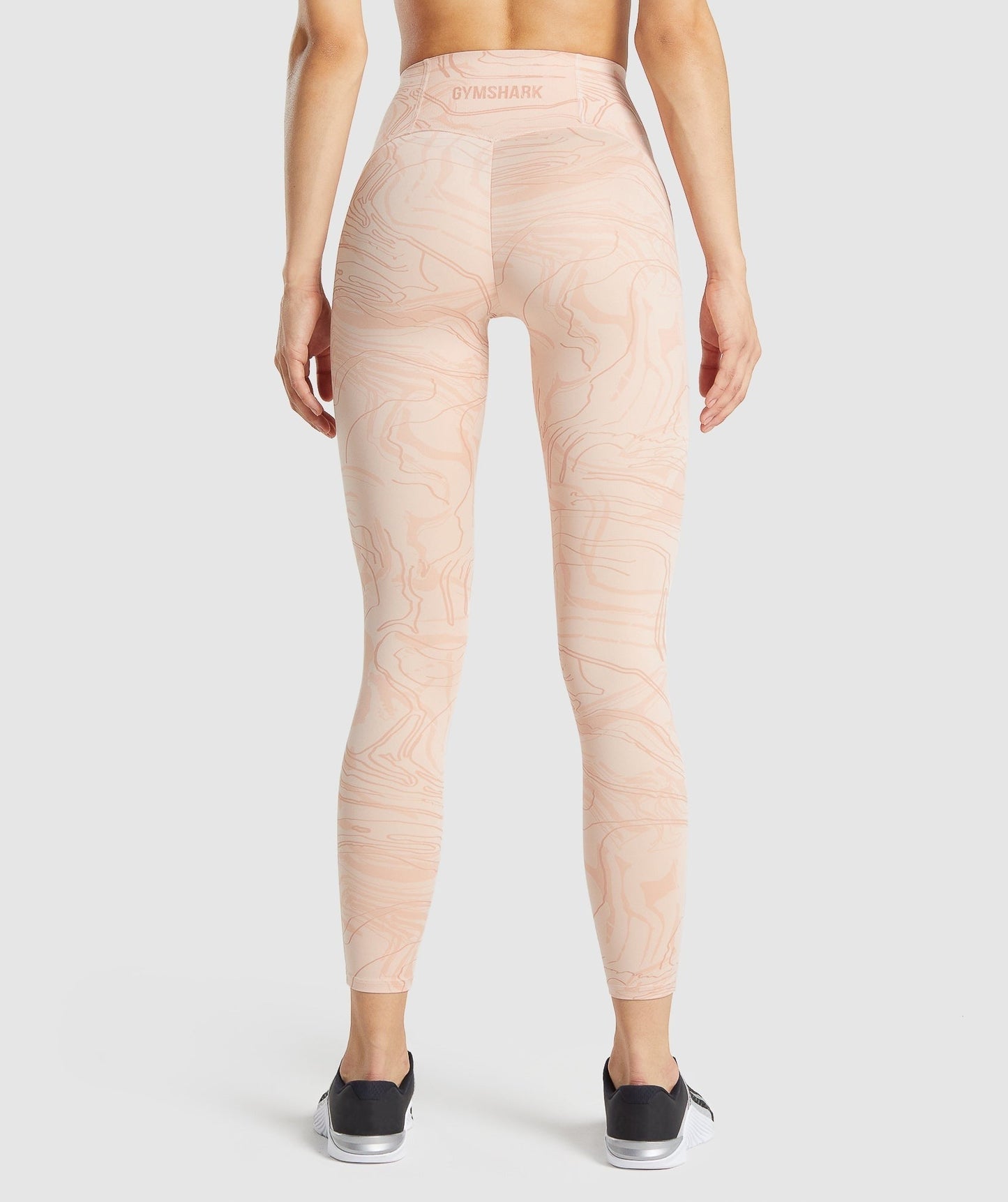 Gymshark GS Power Support Leggings - Light Pink Print