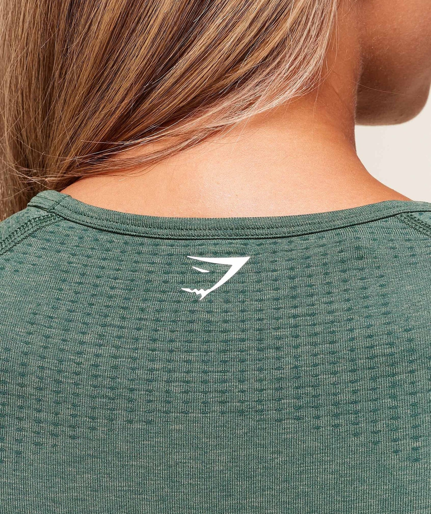 Gymshark Vital Long Sleeve Top - Dark Green Marl