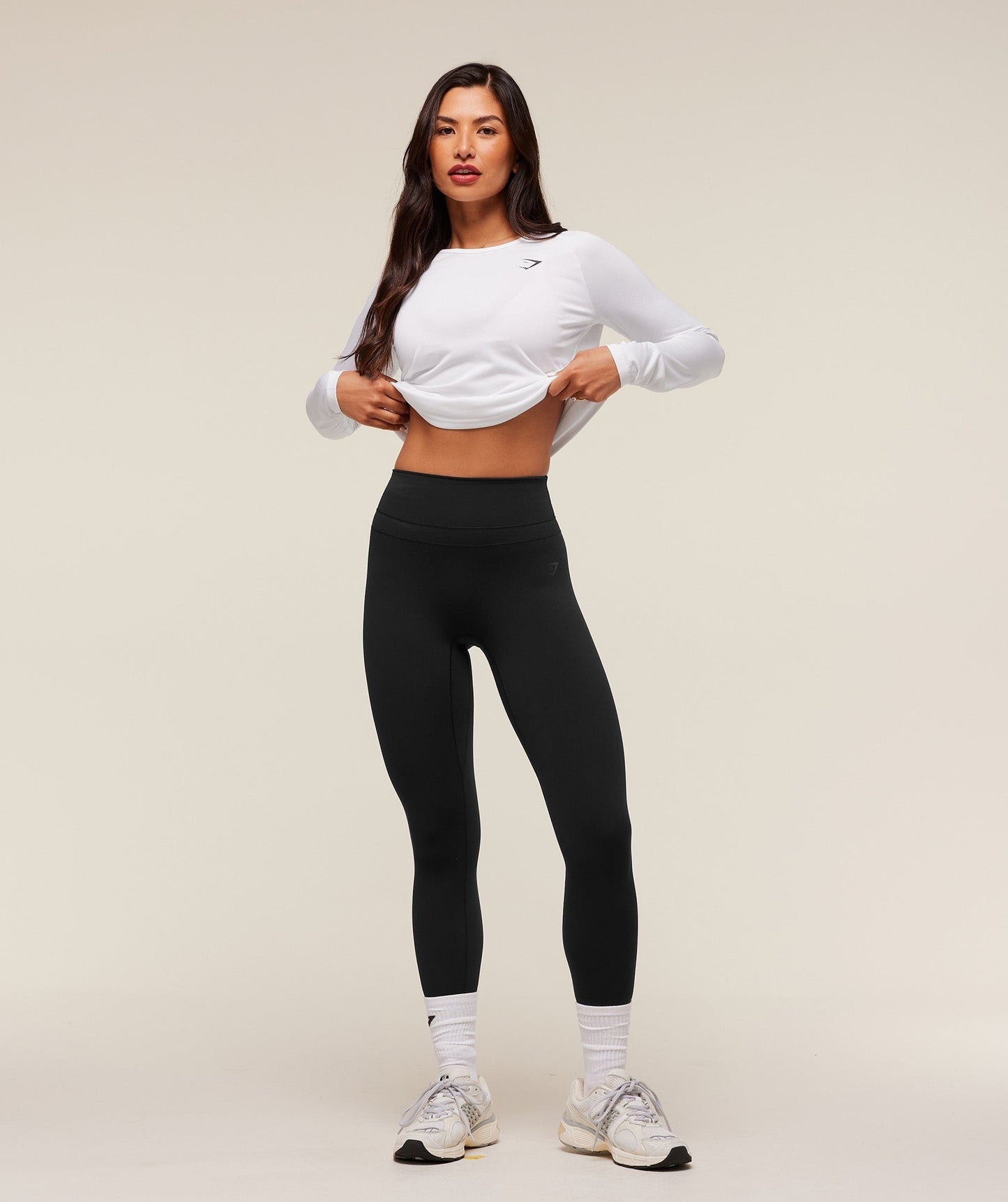 Gymshark Training Long Sleeve Top - White