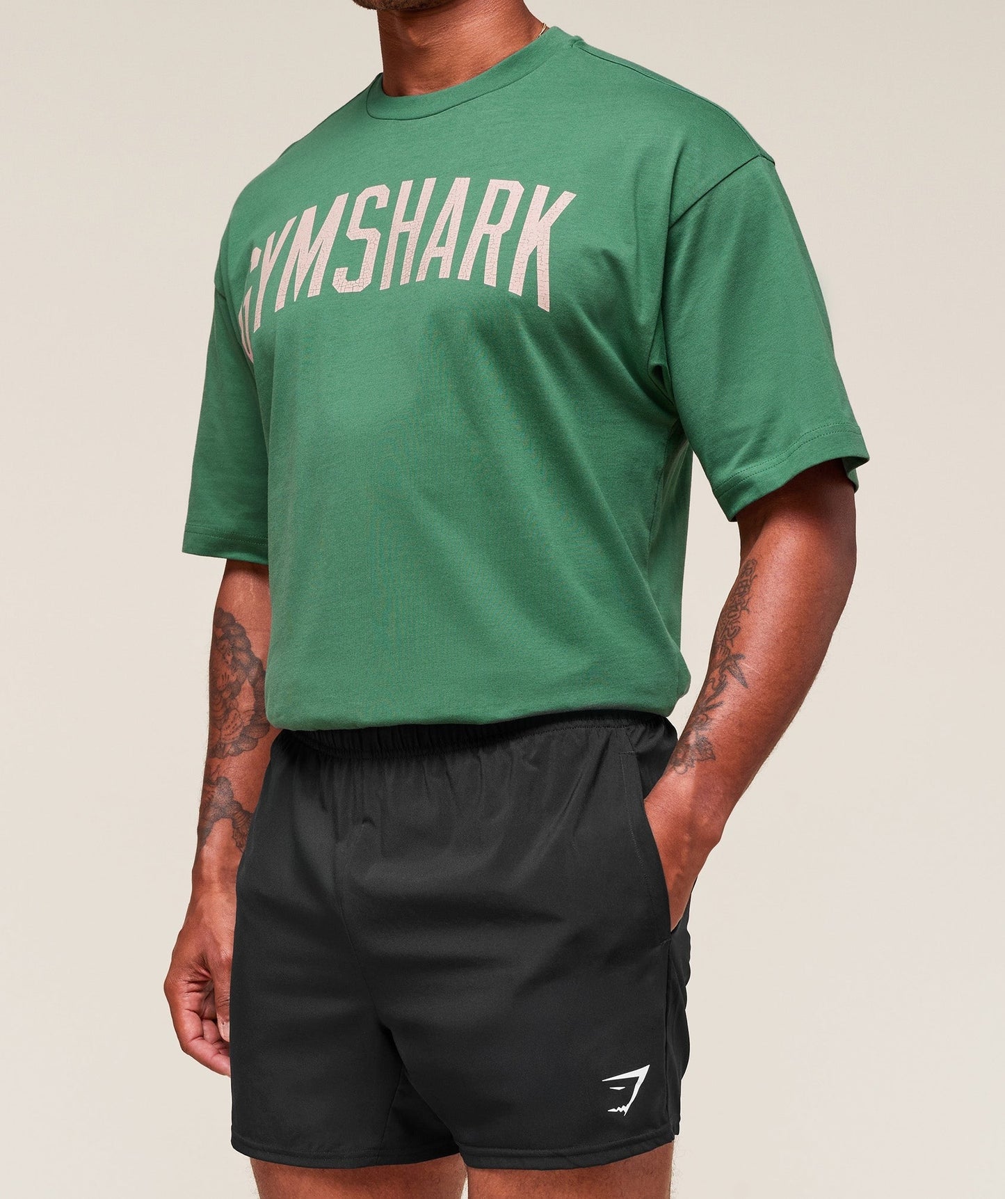 Gymshark Worn Graphic T-Shirt - Lift Green