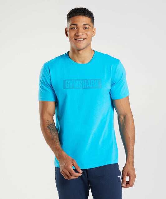 Gymshark Block T-Shirt - Shark Blue