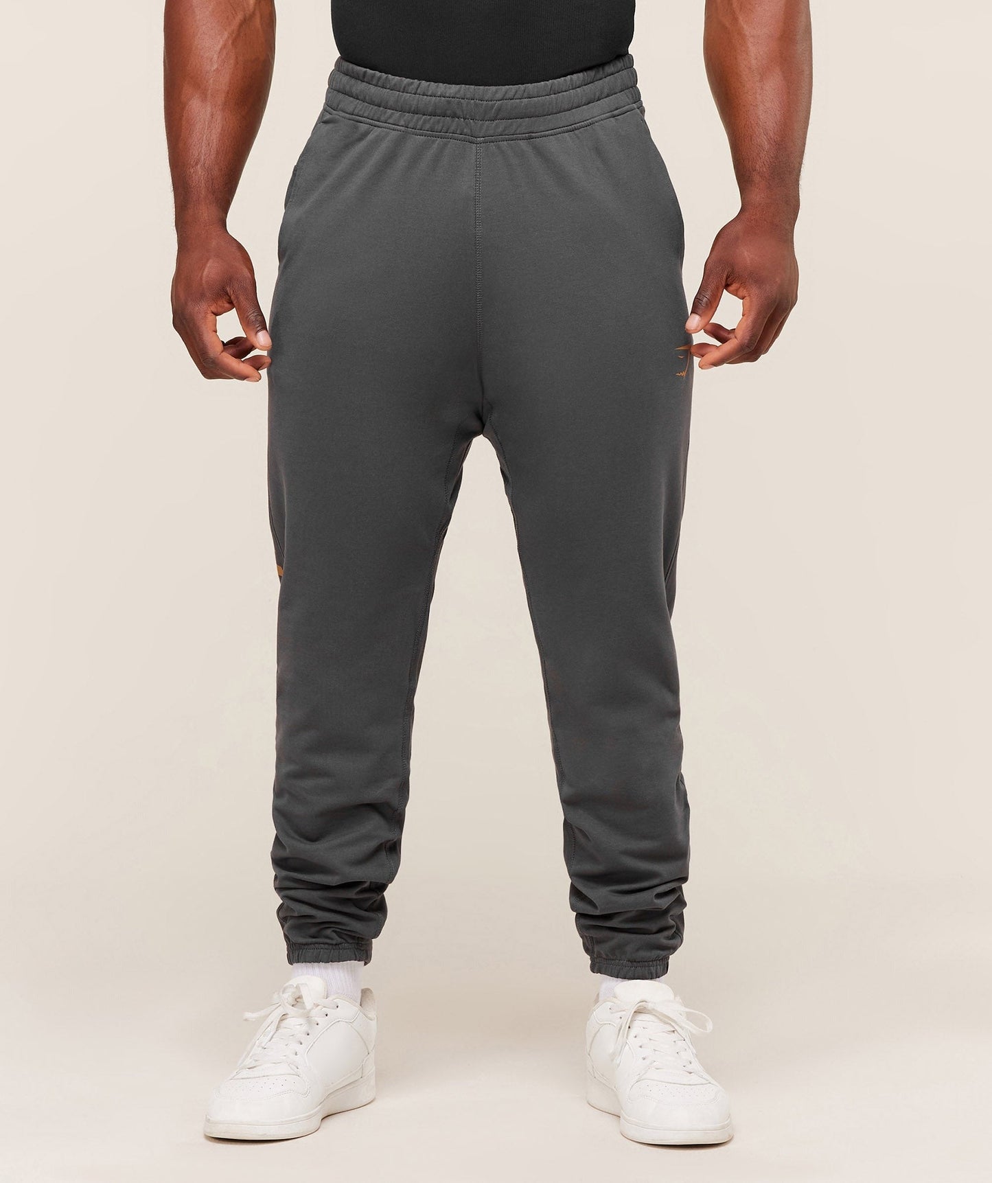 Gymshark Prime Joggers - Grey/Antique Gold