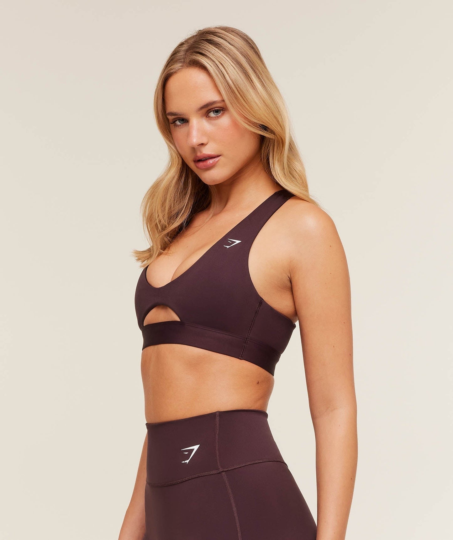 Gymshark Peek A Boo Sports Bra - Cherry Purple