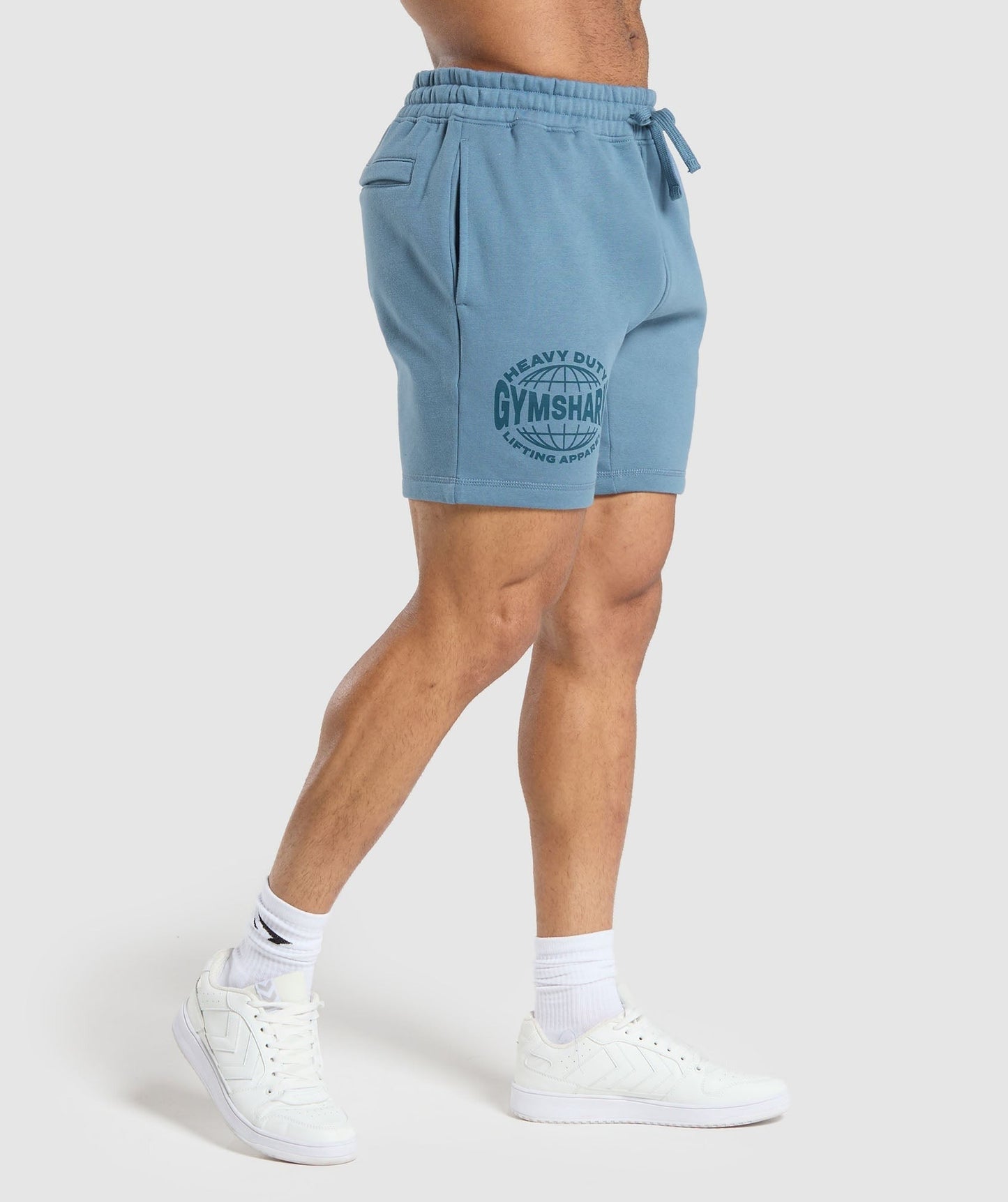 Gymshark Heavy Duty Apparel 7" Shorts - Faded Blue