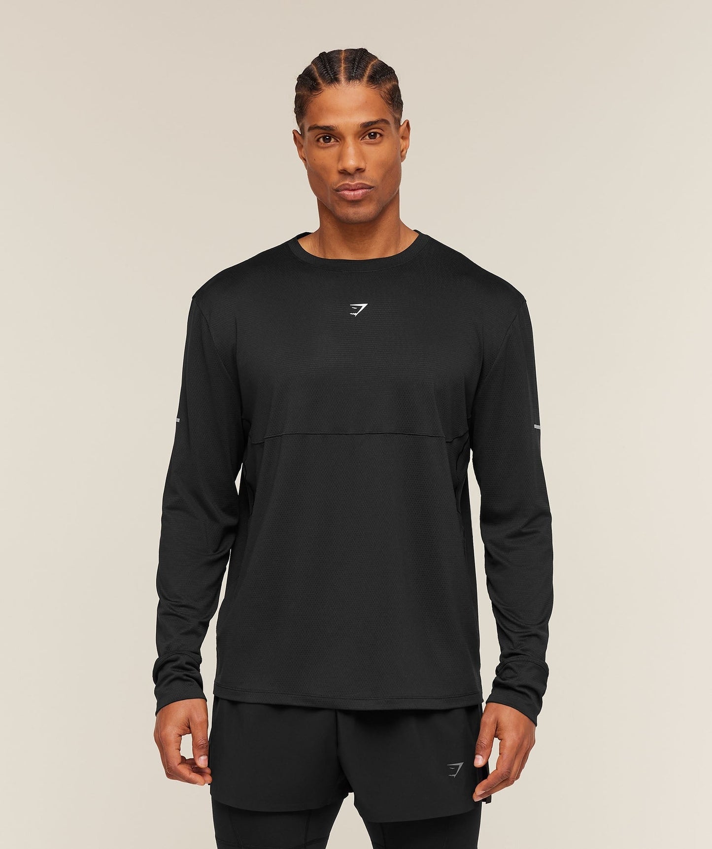 Gymshark Running Long Sleeve T-Shirt - Black