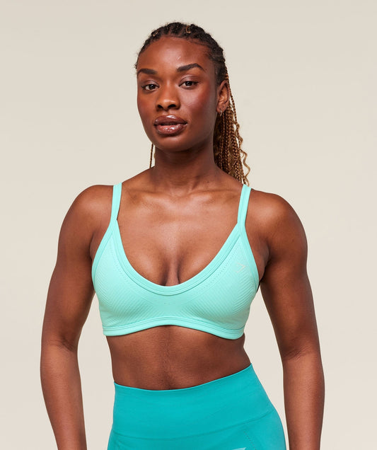Gymshark Energise Seamless Sports Bra - Pop Turquoise
